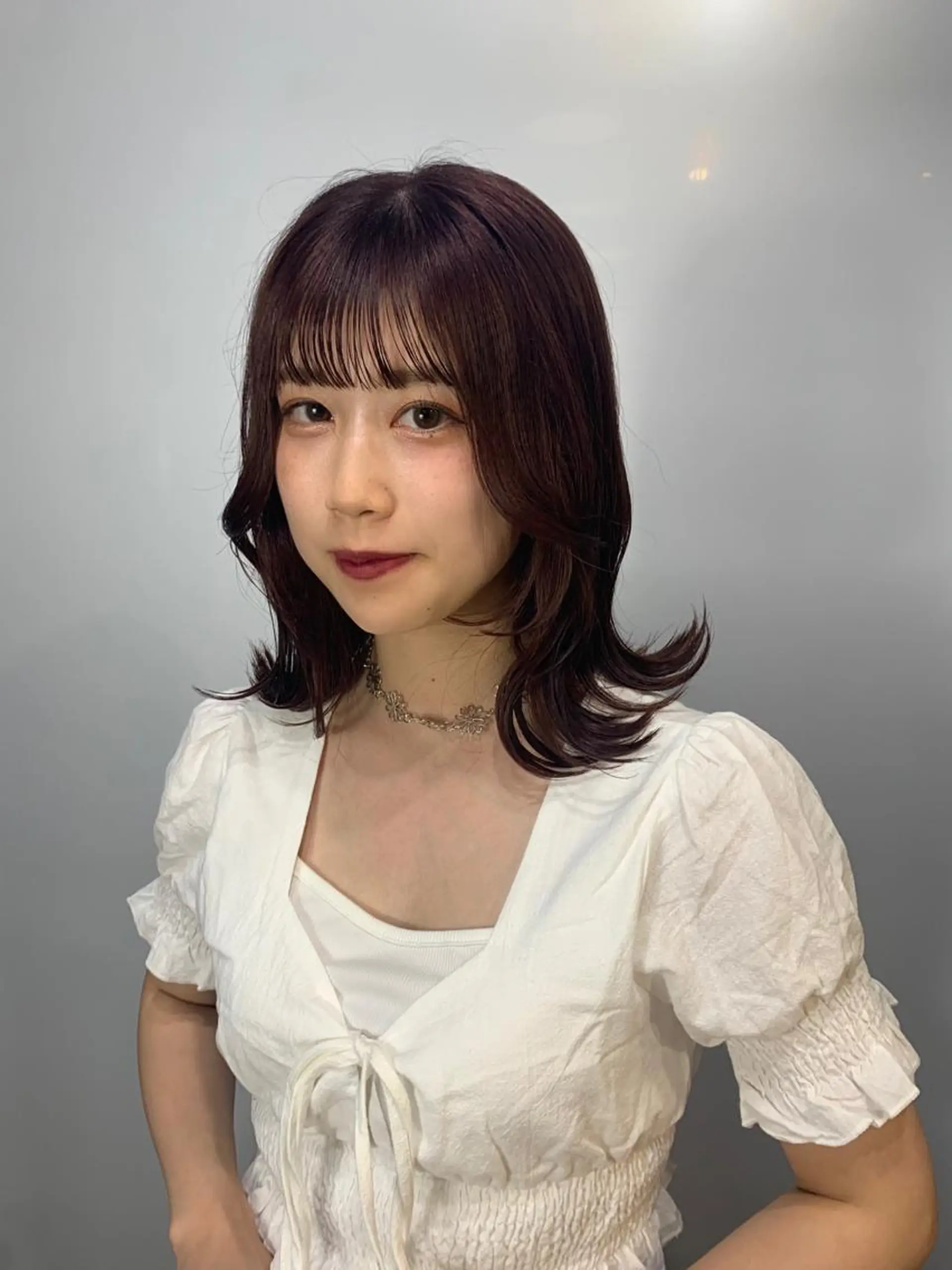 ミディアム カラー ラベンダーカラー ピンクカラー ピンクラベンダー 🎀taro ブリーチなしカラーのヘアスタイル