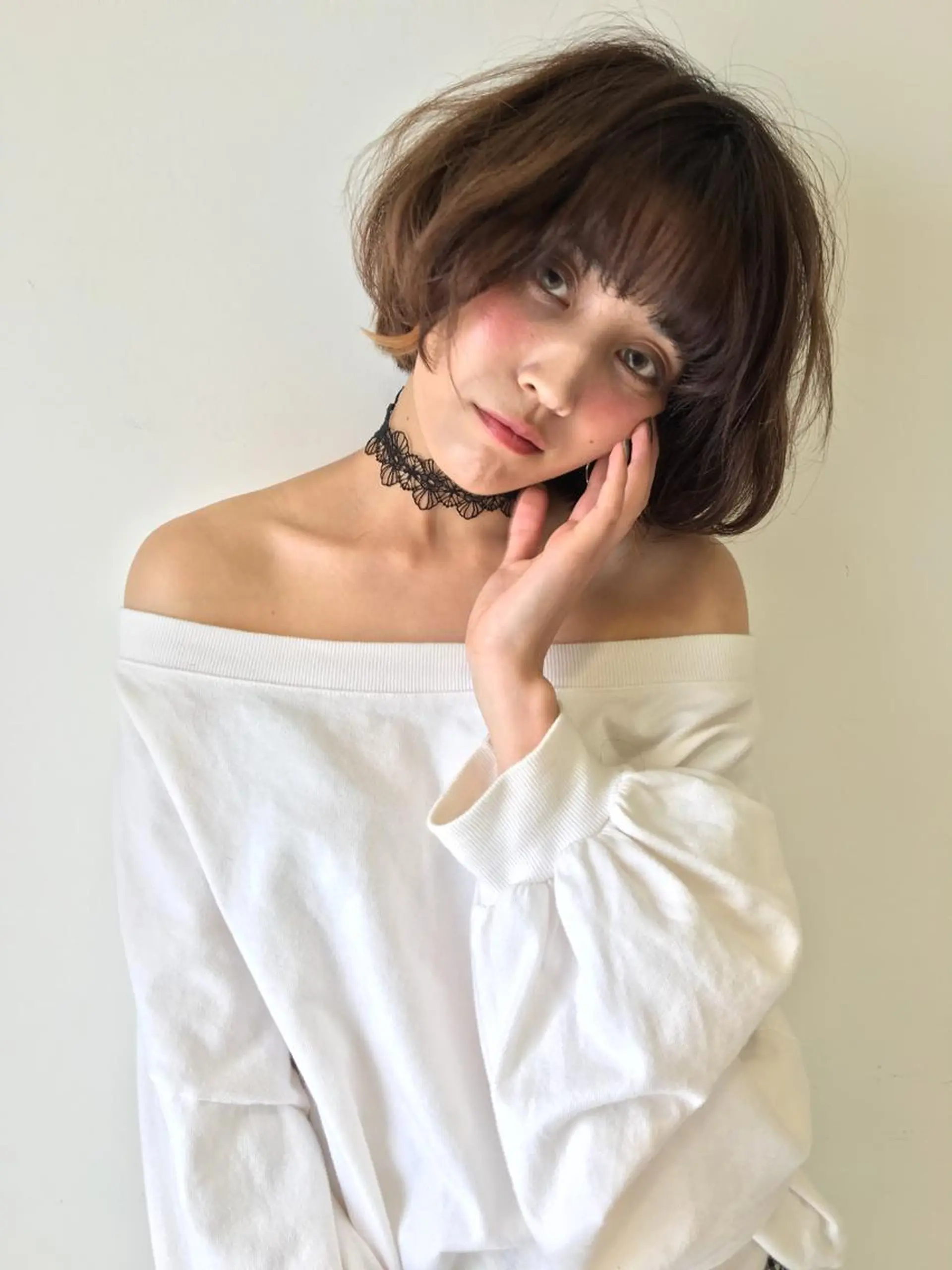 ショート 店長/mao/ 前髪/顔周りカットのヘアスタイル