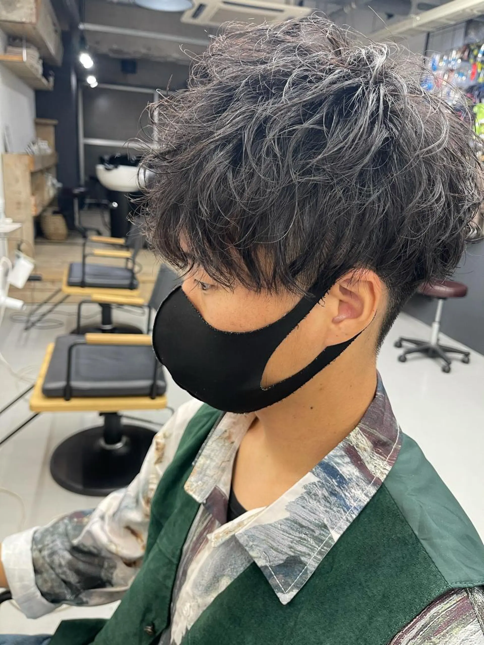 パーマ メンズ カット パーマ 森本裕/オーナー/ スパイラルパーマのヘアスタイル