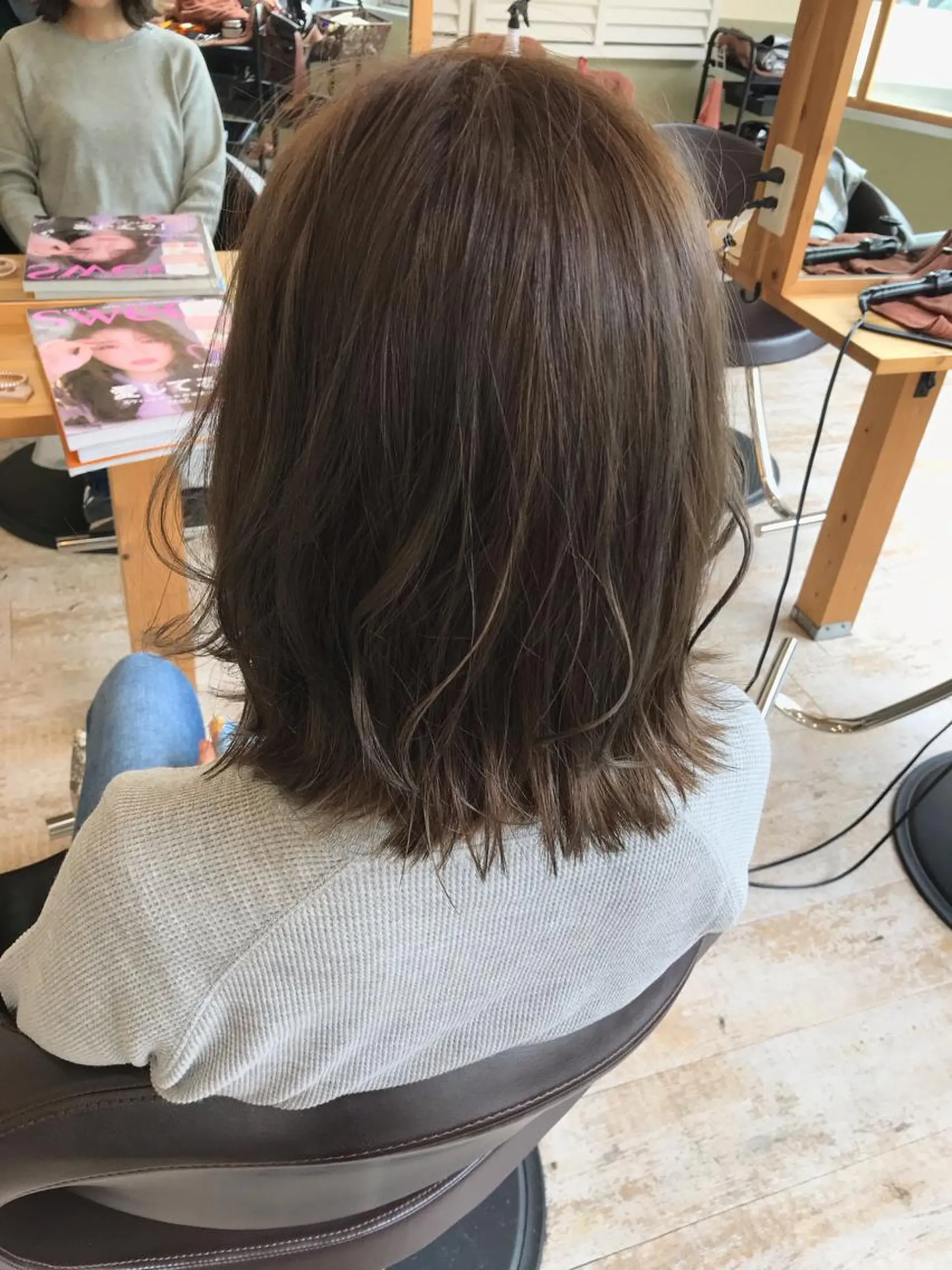 ミディアム カラー カット ヘアカラー トリートメント Rayt  hair所属・Rayt hair レイトヘアーのヘアスタイル