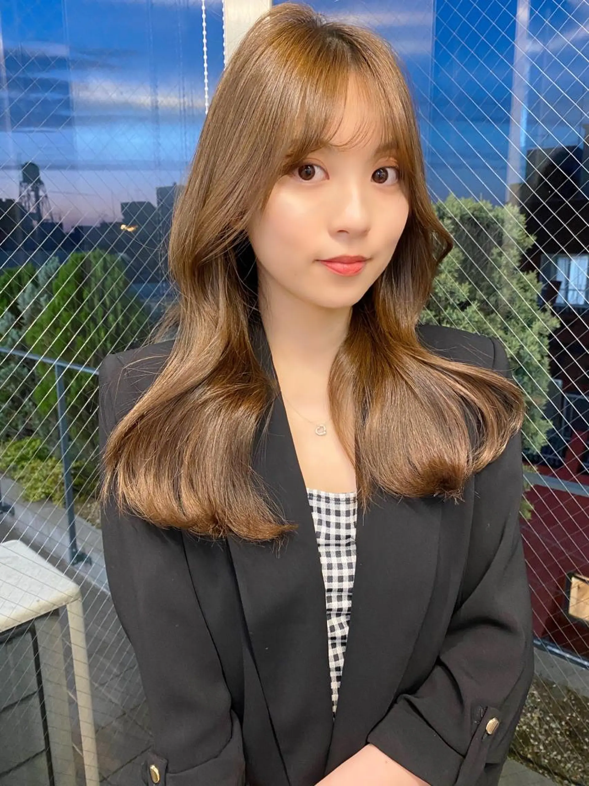 ロング カラー 🥣 hashi 🛋️のヘアスタイル