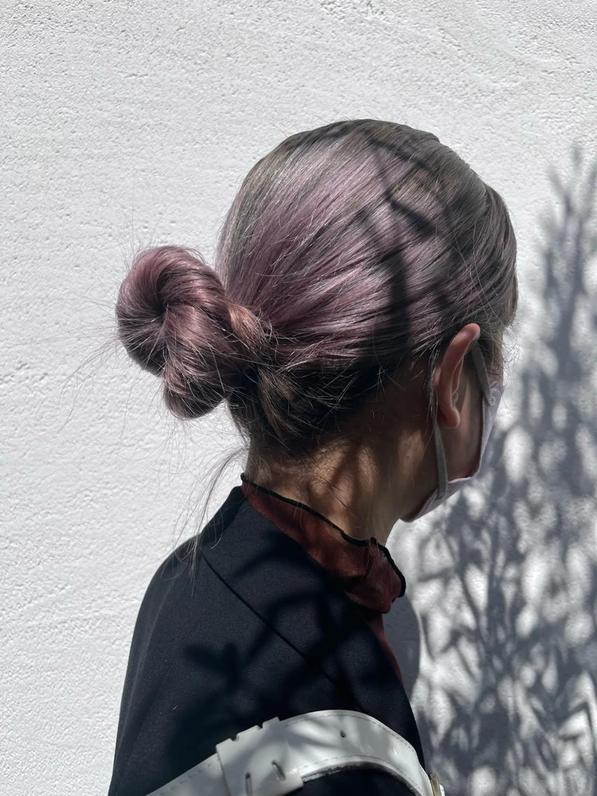 ロング カラー ベージュカラー ブリーチ 透明感カラー ラベンダーカラー ラベンダーベージュ 似合わせパーマ/ 山本銀次郎のヘアスタイル