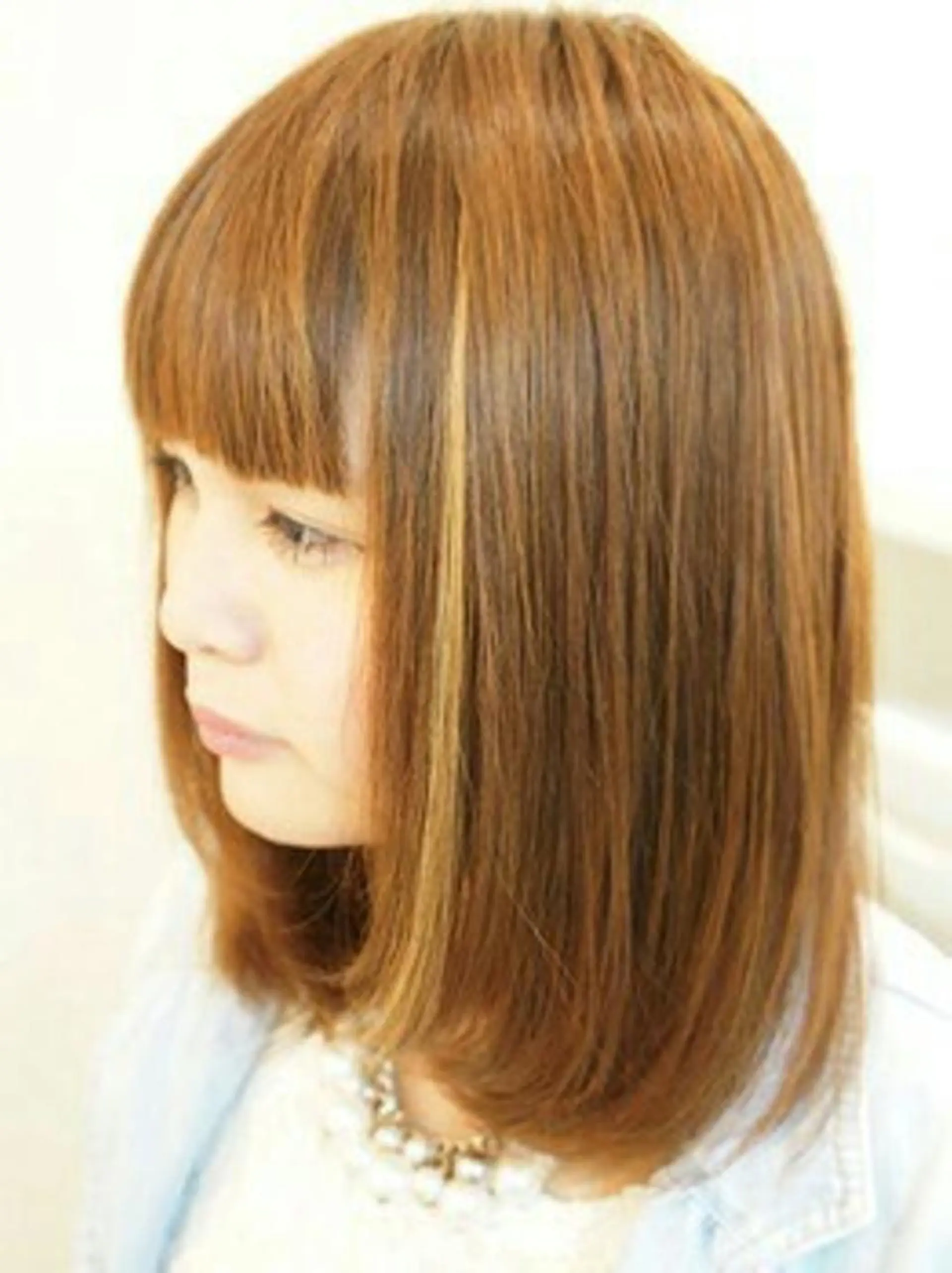 ミディアム プルエクステ エクステ ハイライト HIKARI＠ Ruheplatzのヘアスタイル