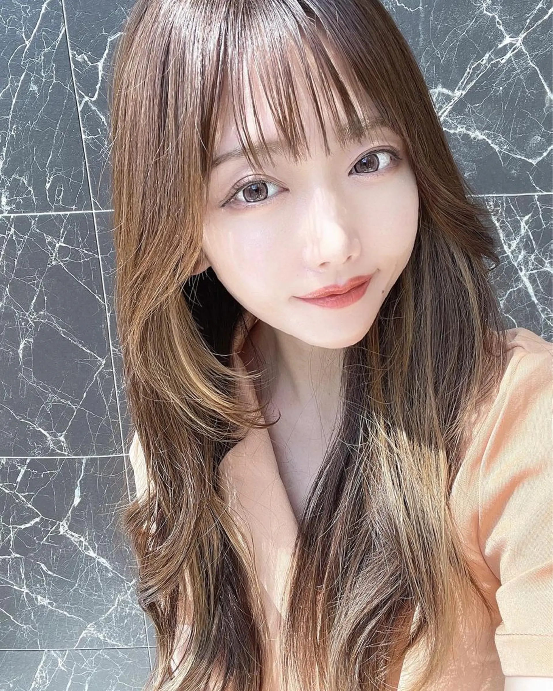 ロング チダアキフミ Ash大森のヘアスタイル