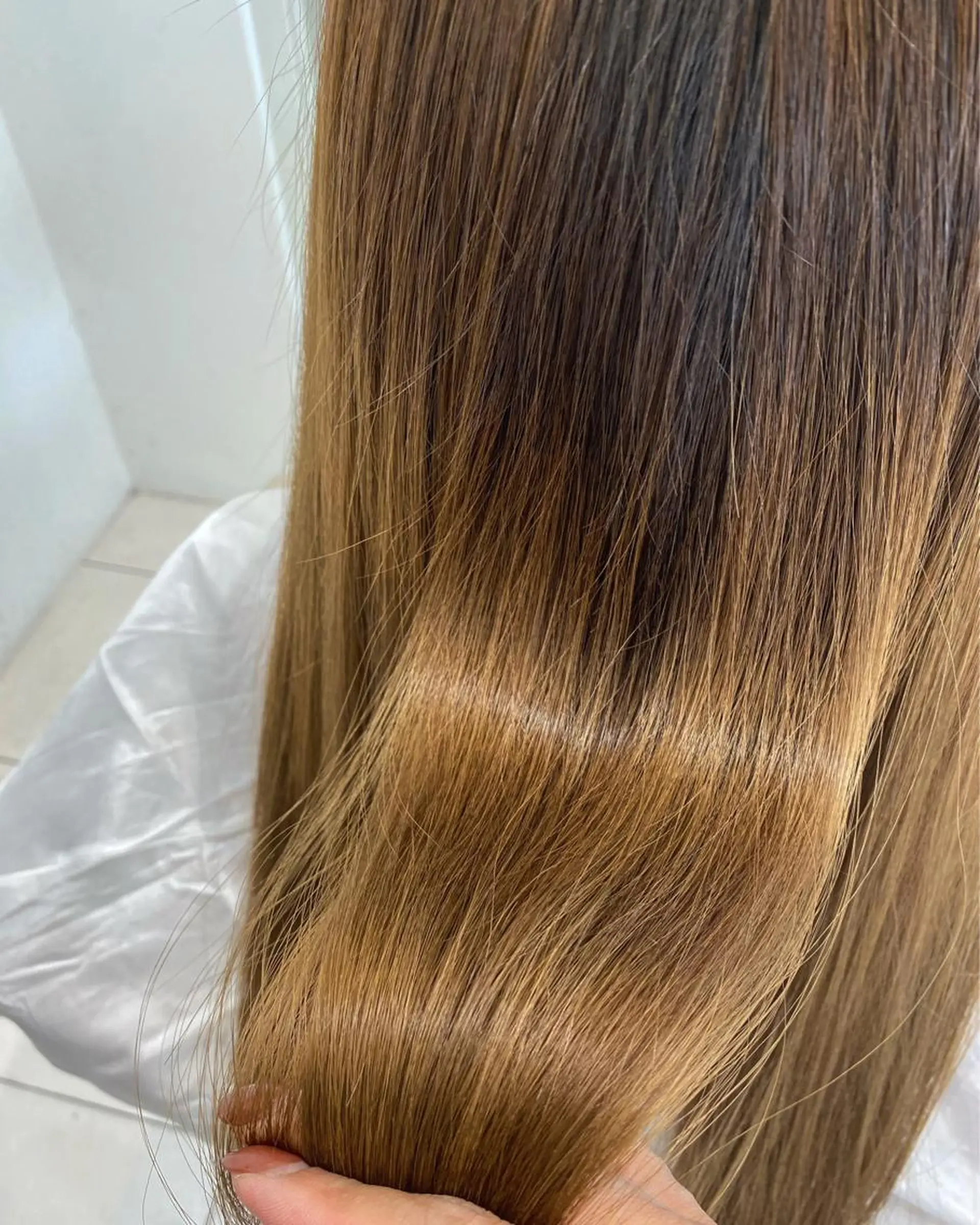 ロング 髪質改善 トリートメント カット パーマ トリートメント 岡田詩織 MODE Ks松原店のヘアスタイル