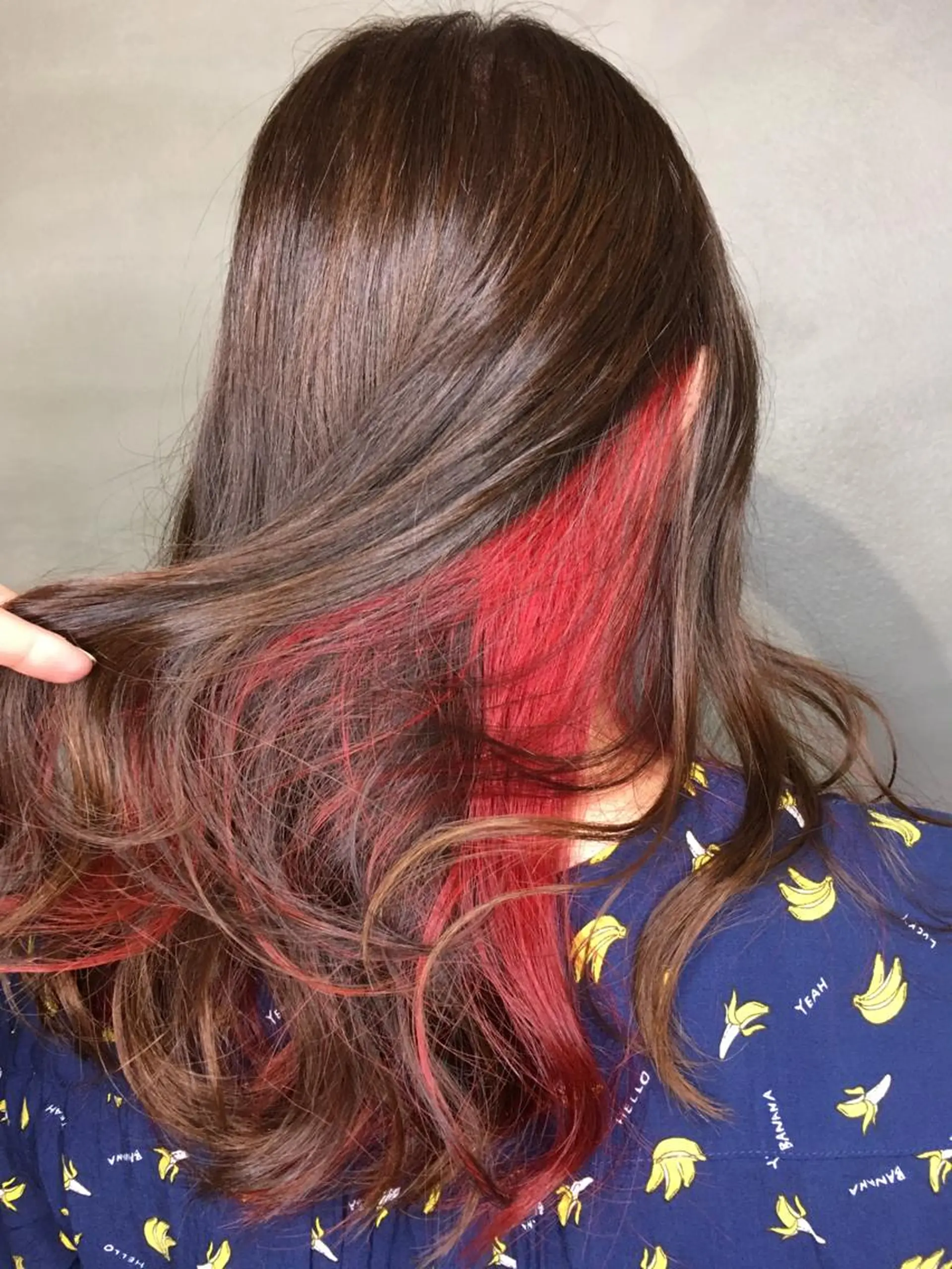 ロング カラー インナーカラー カット ヘアカラー くまがい みゆ【edge.】のヘアスタイル