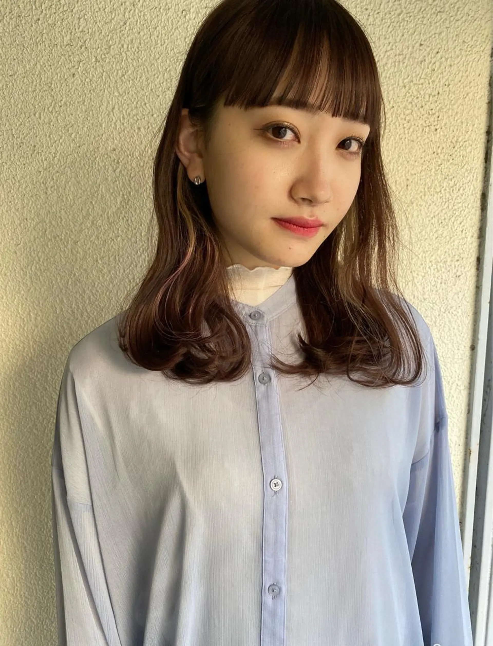 セミロング カラー Pia ツボイ ケイタのヘアスタイル