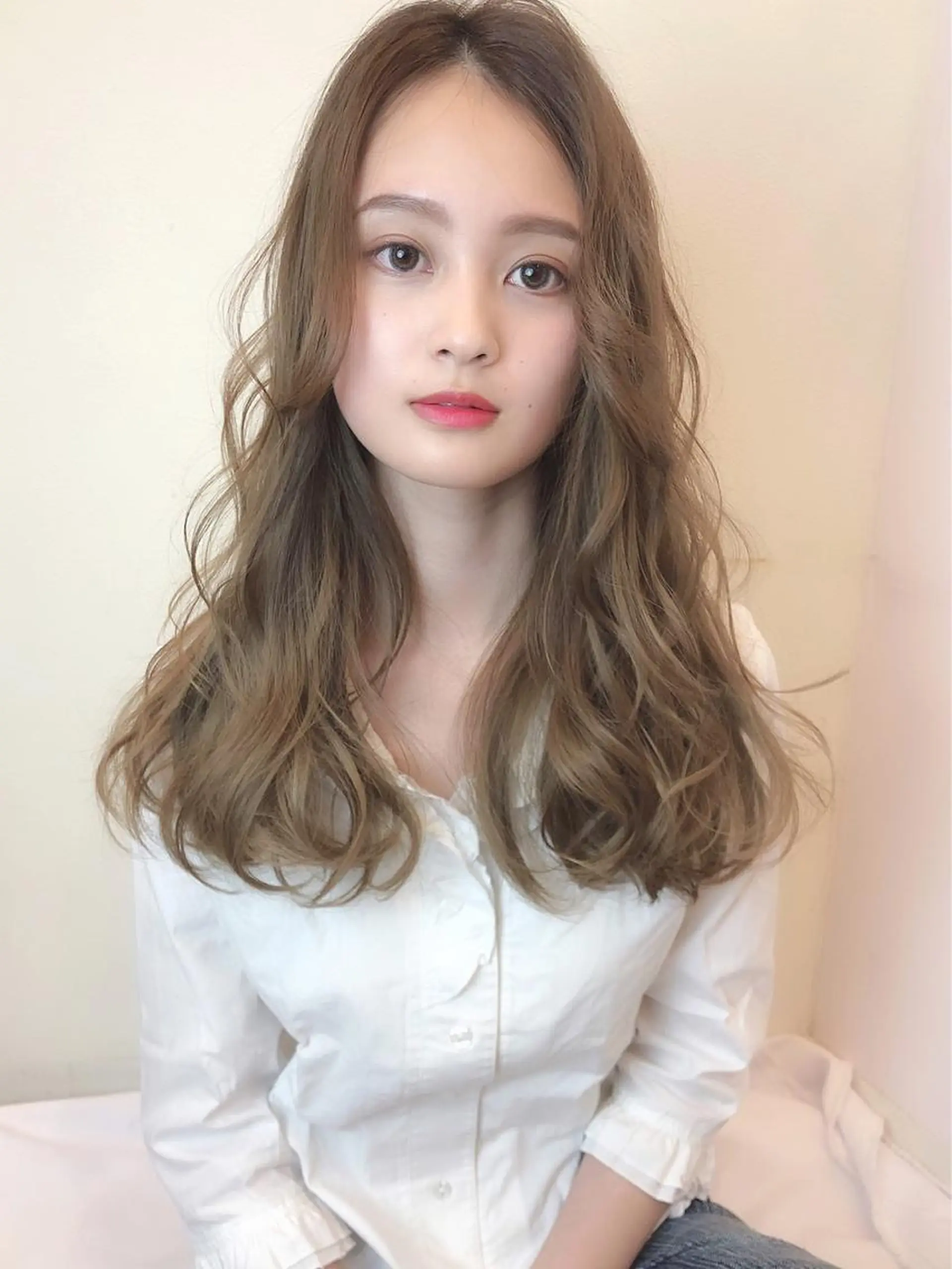ロング ヘアカラー 具志 正太のヘアスタイル