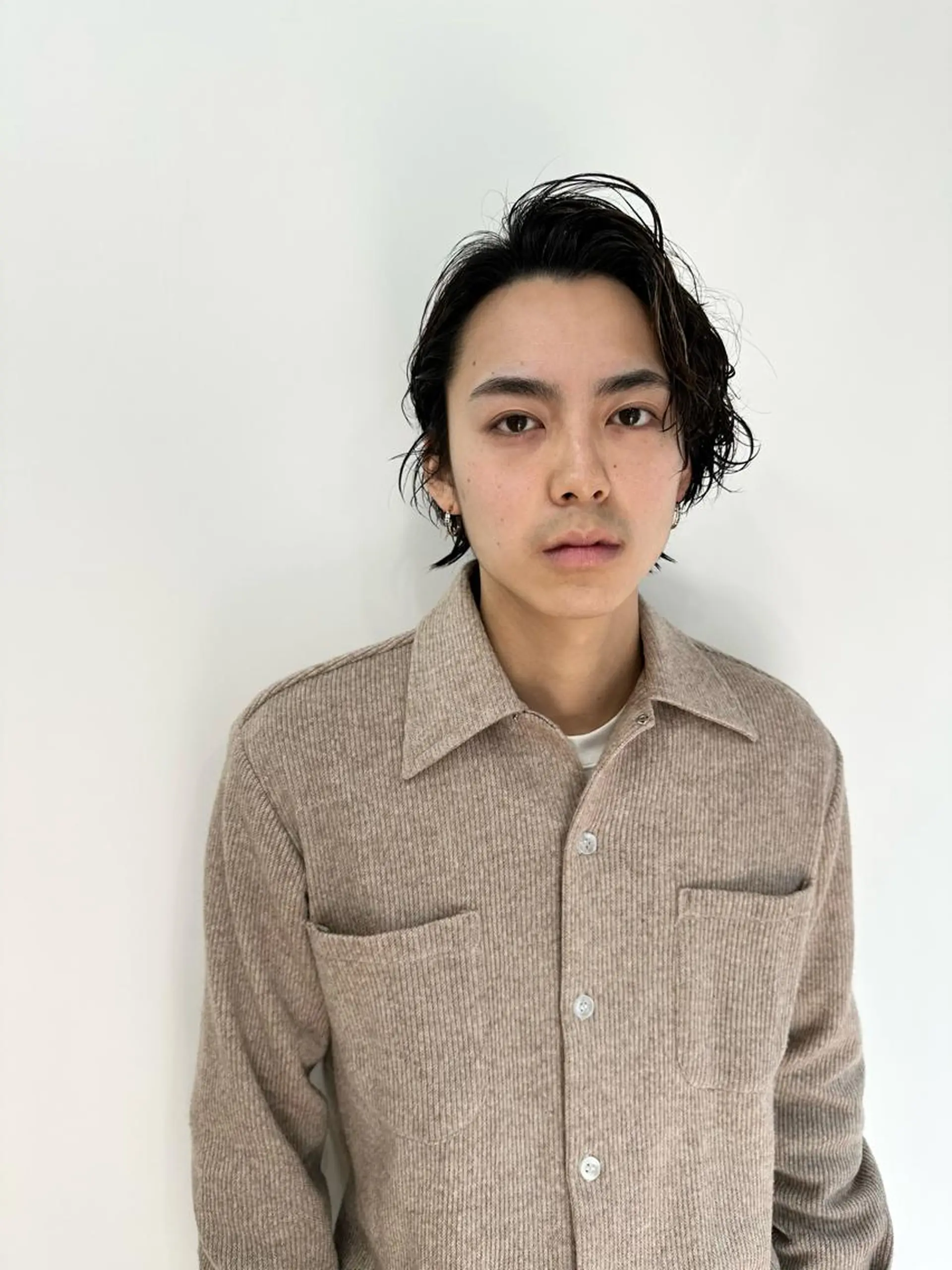 ショート メンズ メンズバレイヤージュ メンズブリーチ メンズハイライト メンズインナーカラー メンズ韓国風 朝がラクになるパーマ トウバルタイキのヘアスタイル