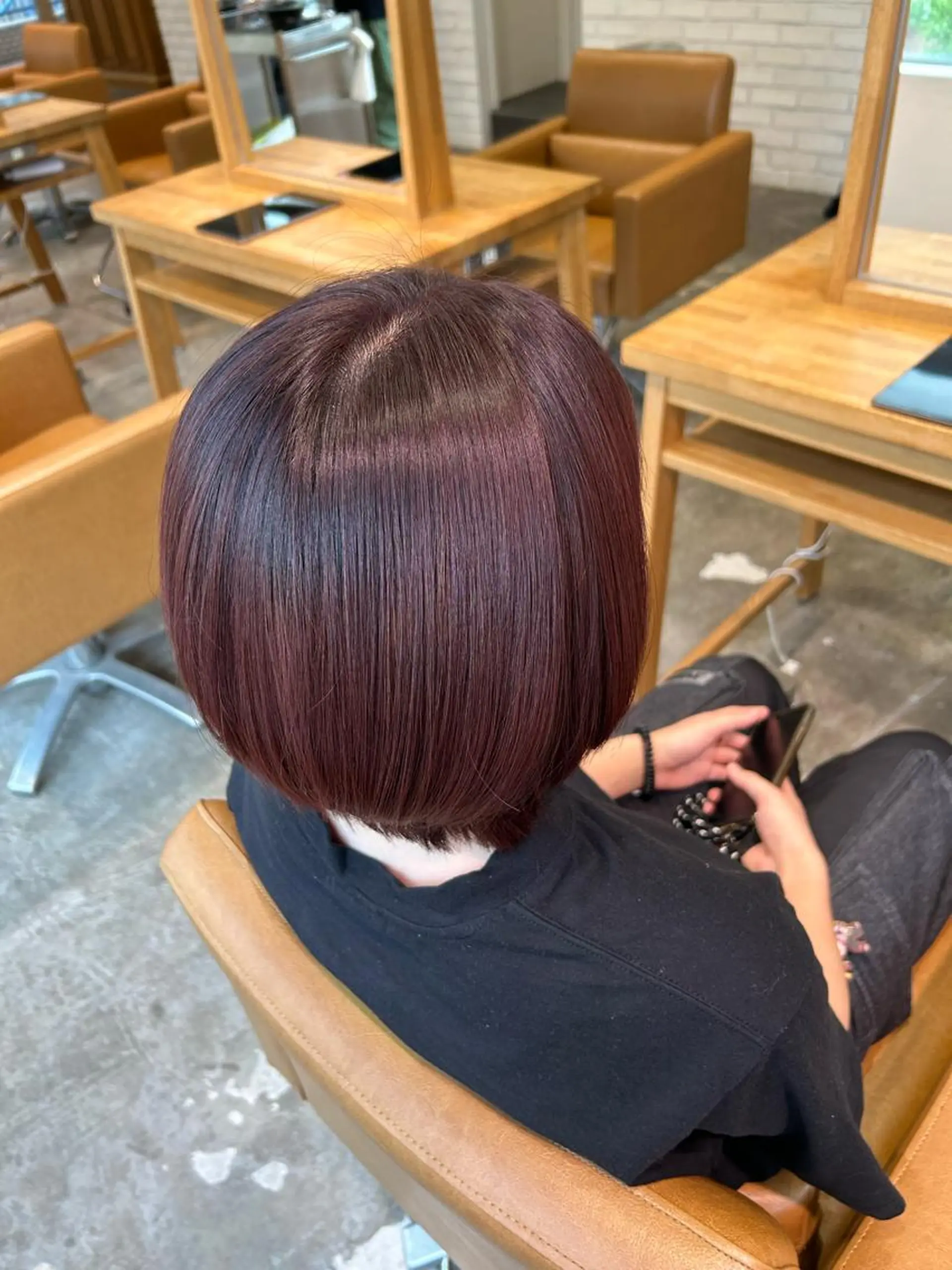 ショート カラー レッドカラー 13日ショートモデル 募集🪄🫧まどかのヘアスタイル