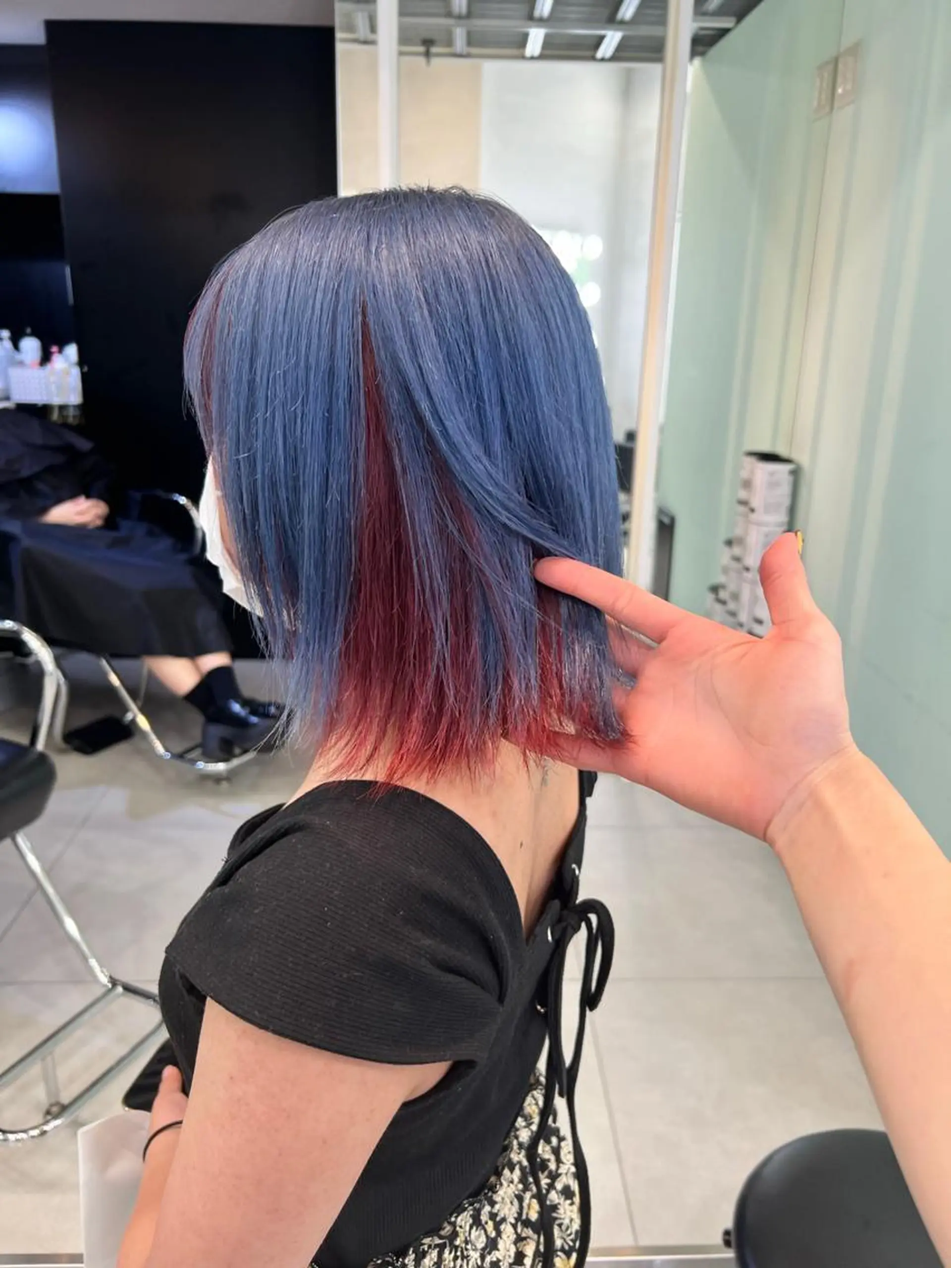 ショート カラー 縮毛矯正🤍 盛れるボブ/ひかりのヘアスタイル