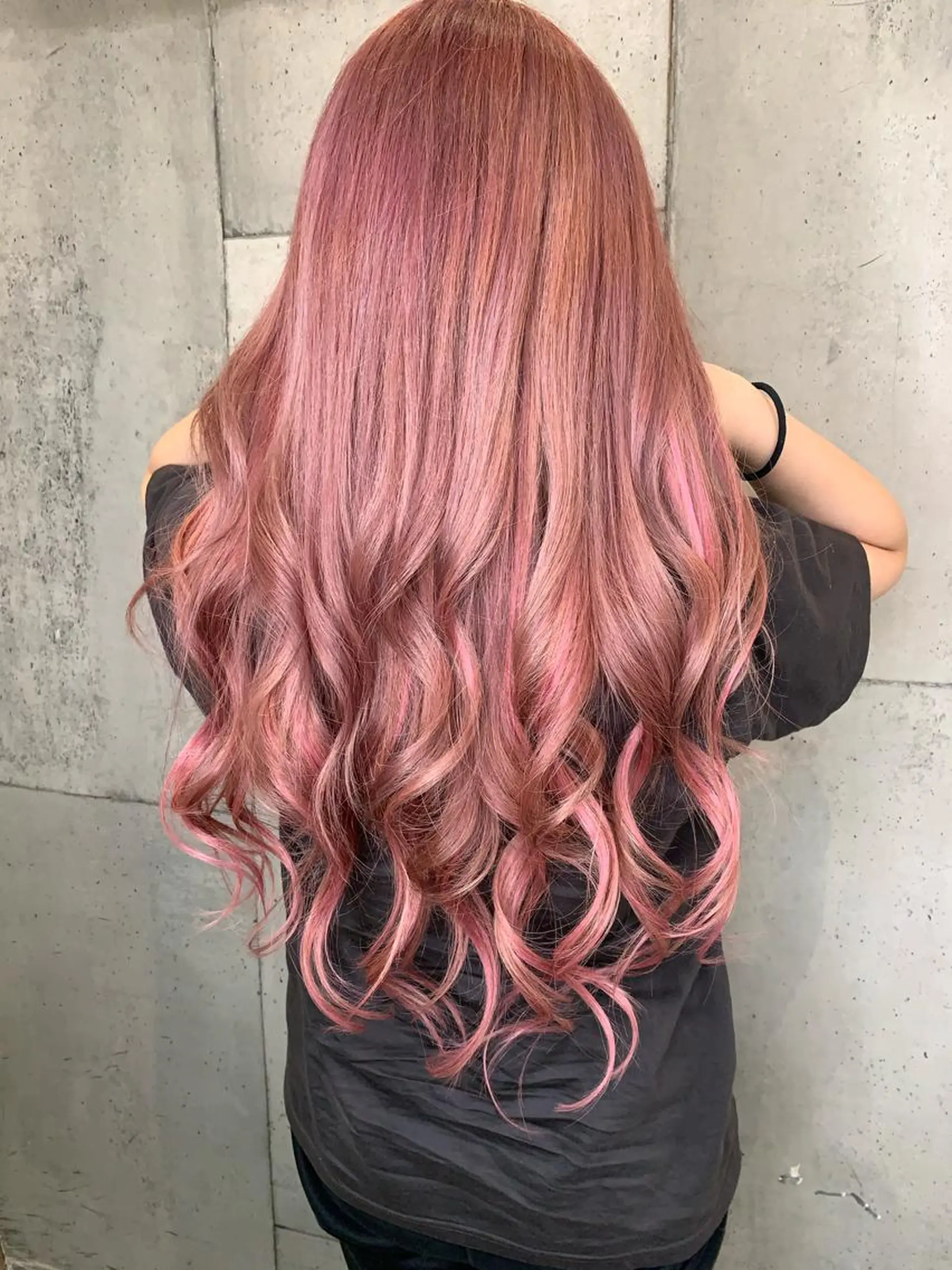 ロング カラー ヘアアレンジ エクステ ロング Mikuri 【Little】のヘアスタイル