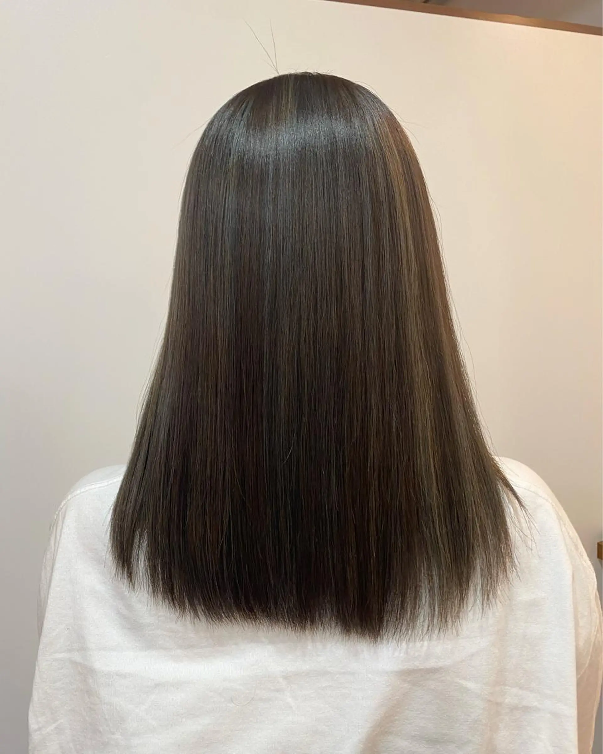 セミロング カラー 透明感カラー ハイライトカラー シルバー ハイライト カット ヘアカラー トリートメント 小山功陽 /メンズスタイルのヘアスタイル