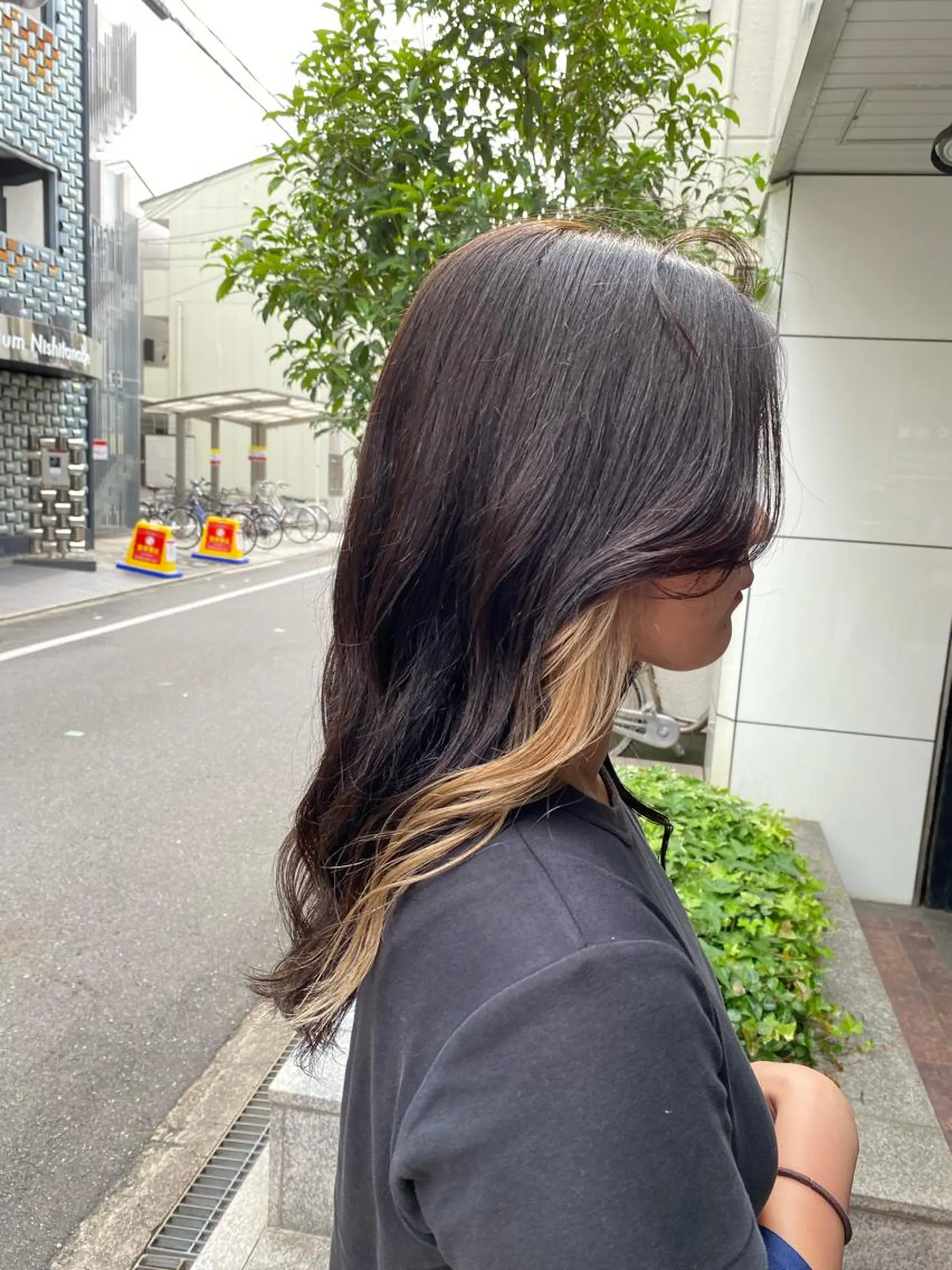 ロング カラー ヘアカラー 西田辺/ タカスナオヤのヘアスタイル