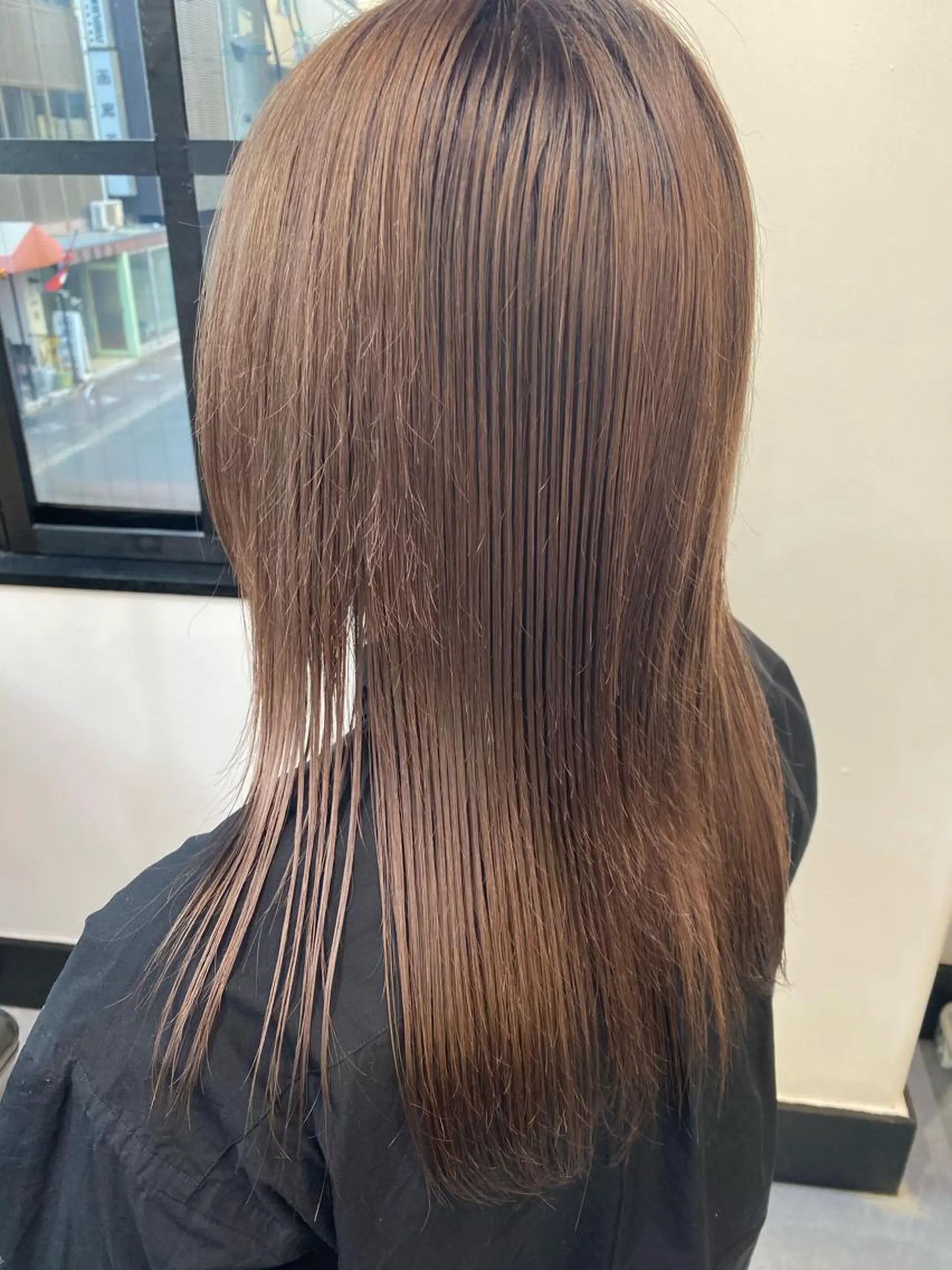 ロング カラー ベージュカラー ブリーチ ピンクカラー カット ヘアカラー トリートメント ヘッドスパ CARICIA🌱 masaeのヘアスタイル