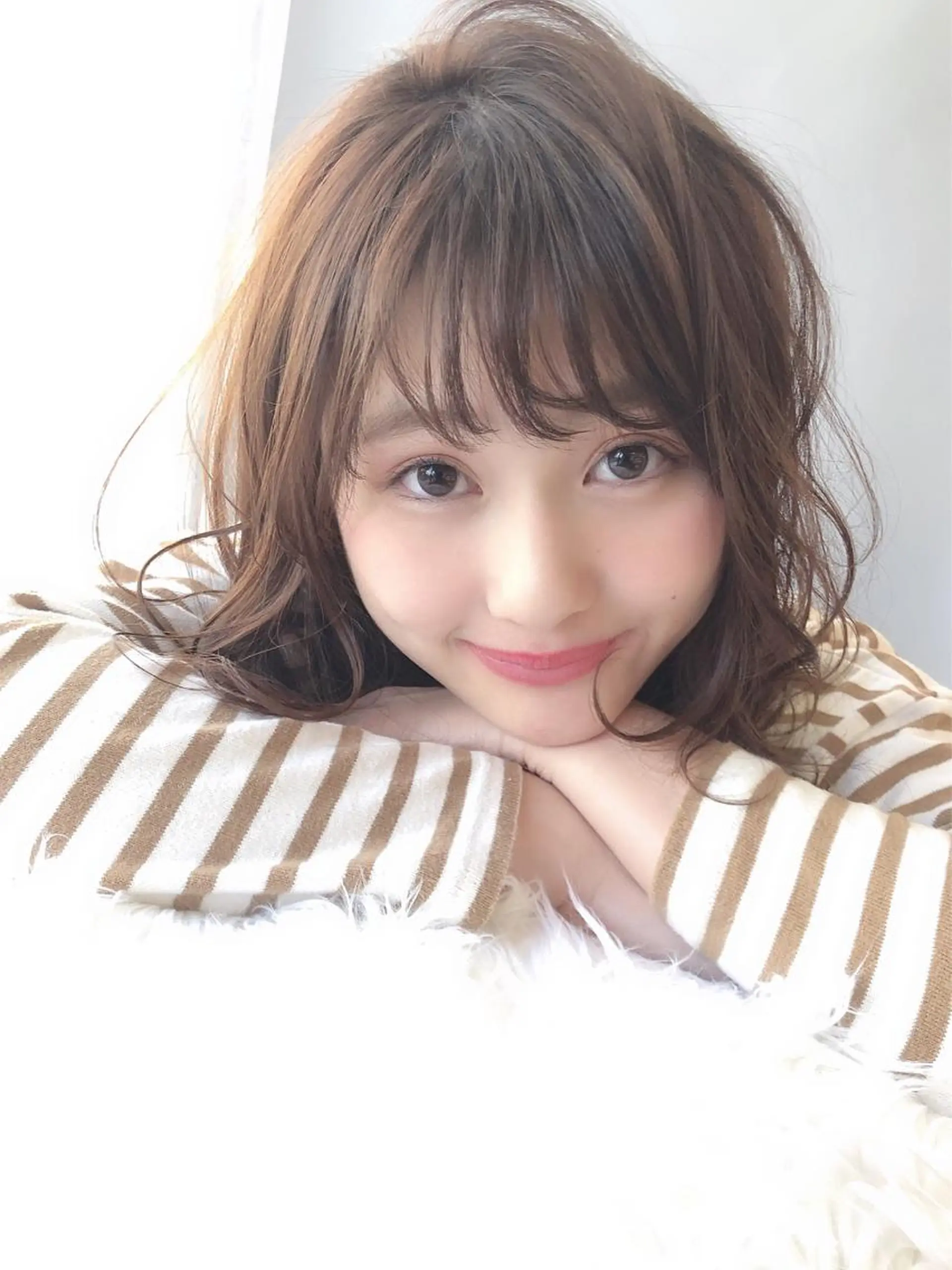 ミディアム カラー カット ヘアカラー トリートメント 具志 正太のヘアスタイル