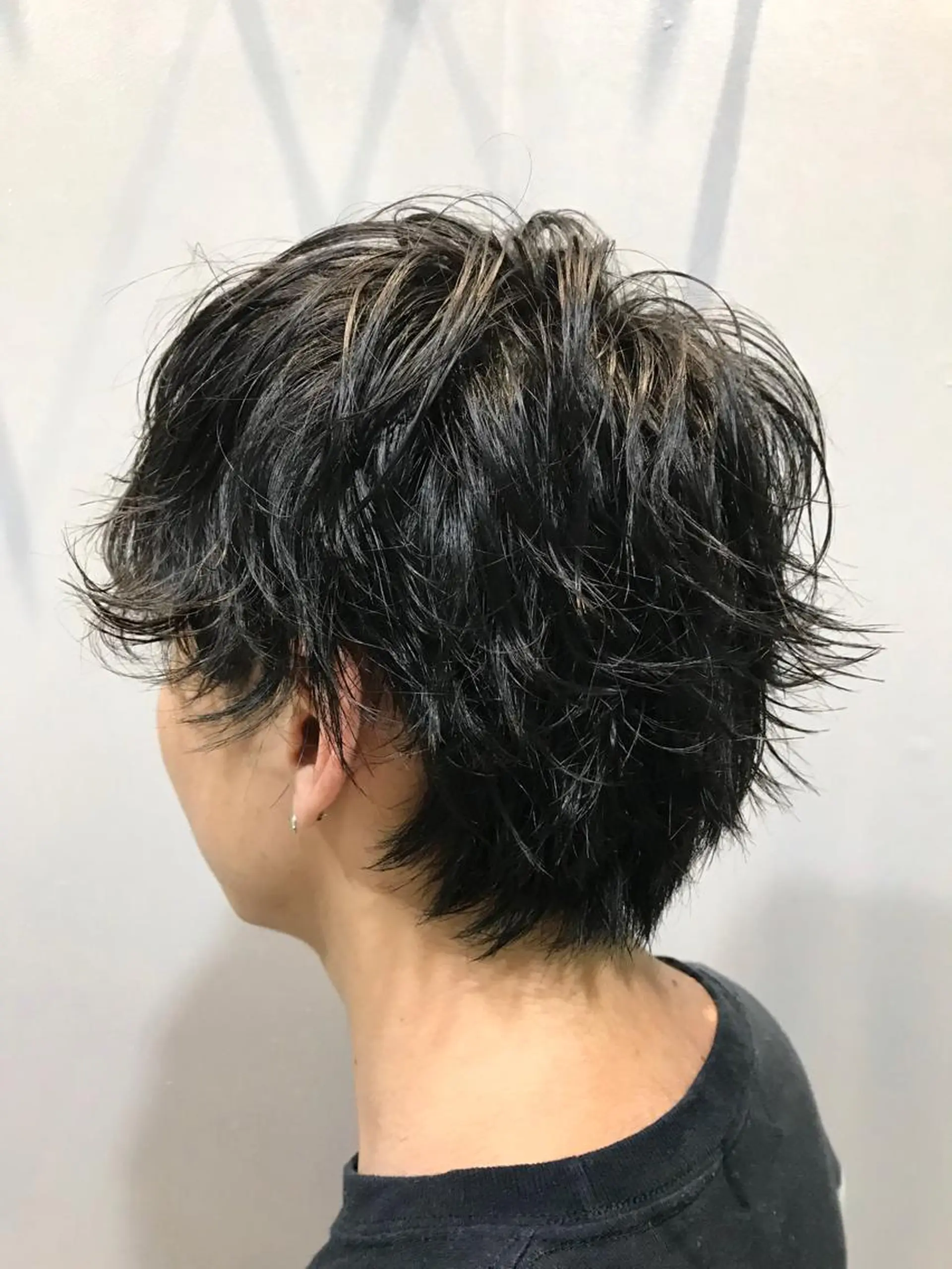 ショート パーマ メンズ 山下 亮輔のヘアスタイル