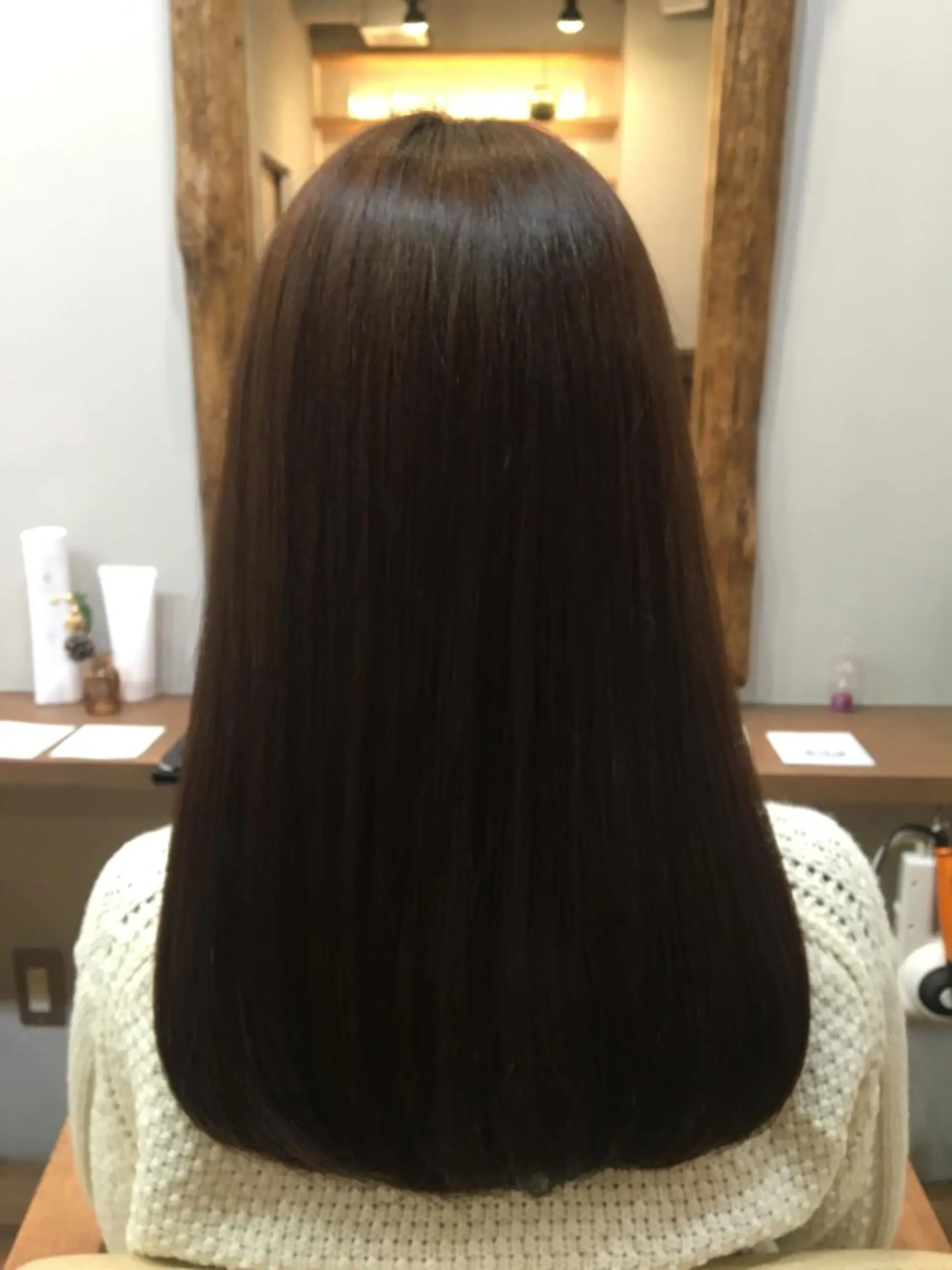 セミロング ロング カラー 【mokuオーナー】 ちはるのヘアスタイル