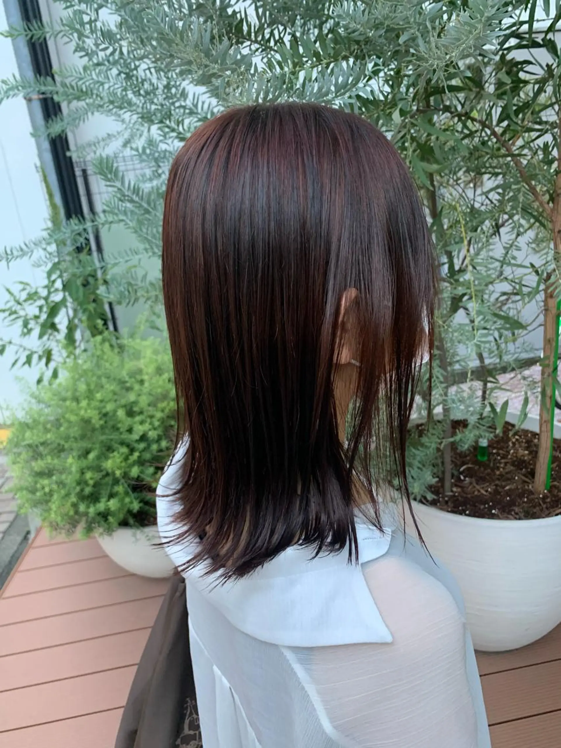 ミディアム カラー ヘアカラー ハイトーン/メンズ/ ウルフ特化   小松のヘアスタイル