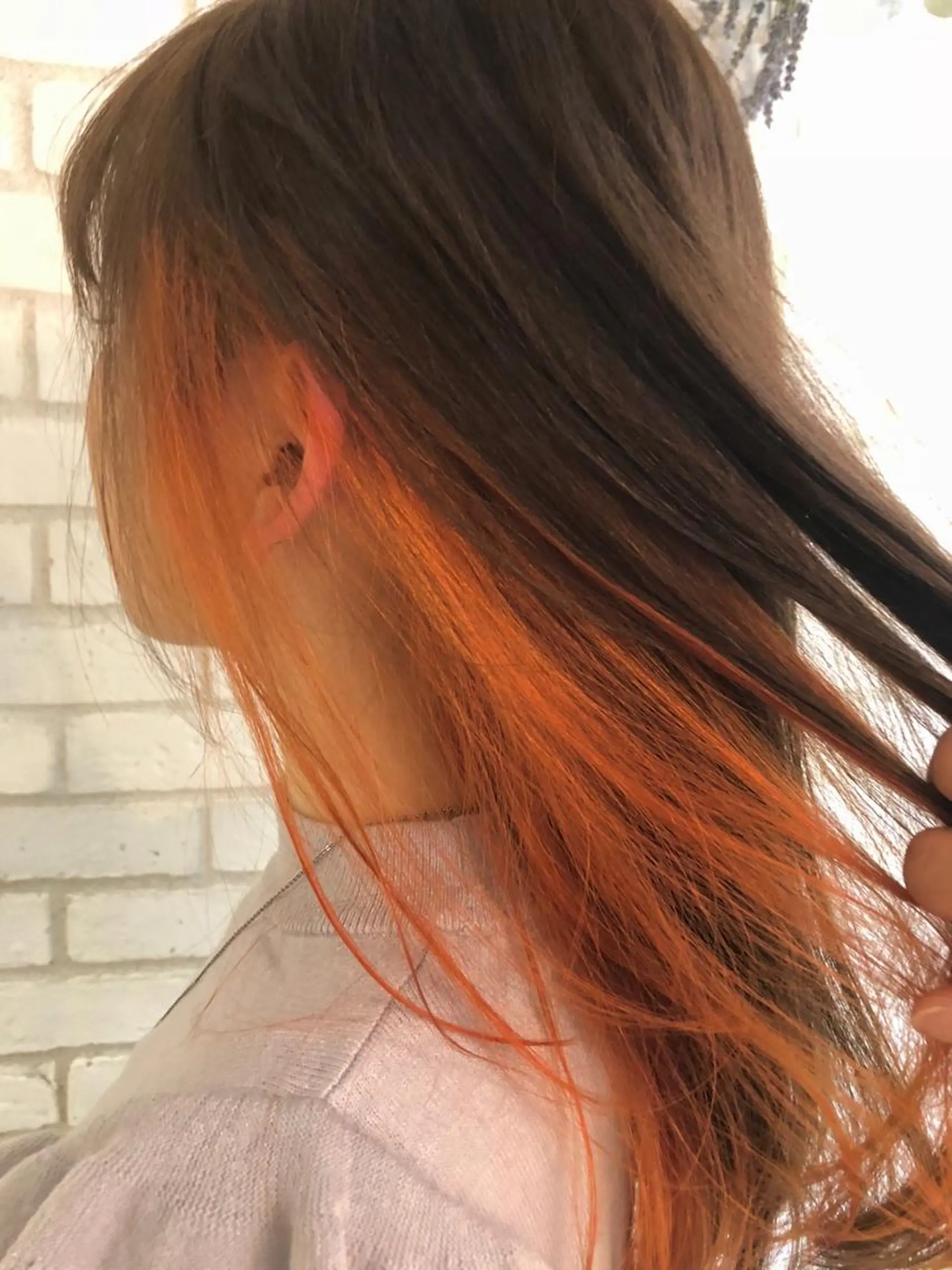 セミロング カラー 小島 侑衣のヘアスタイル