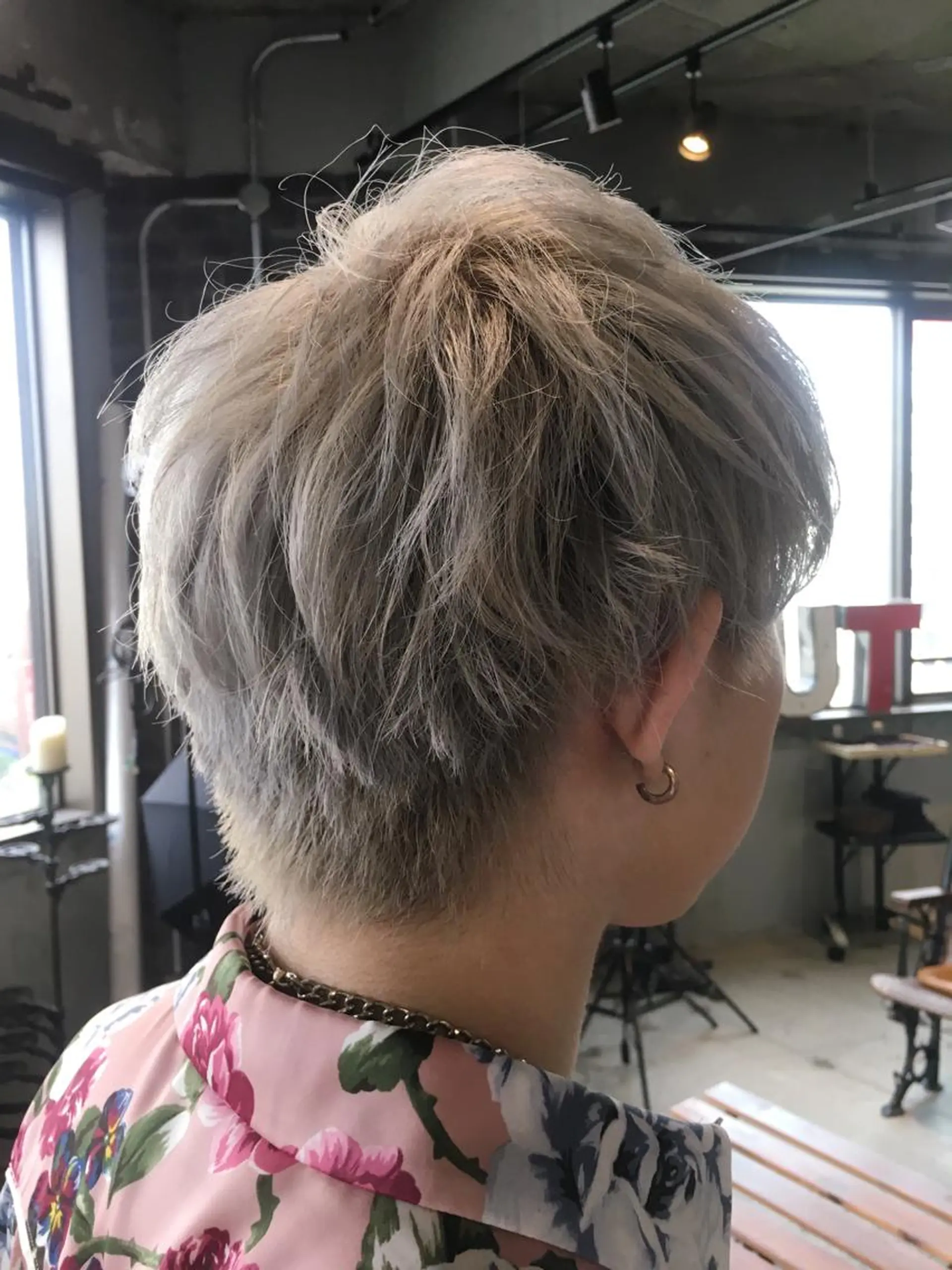 ショート カラー メンズ ヘアカラー トリートメント 代表 中島貴志のヘアスタイル