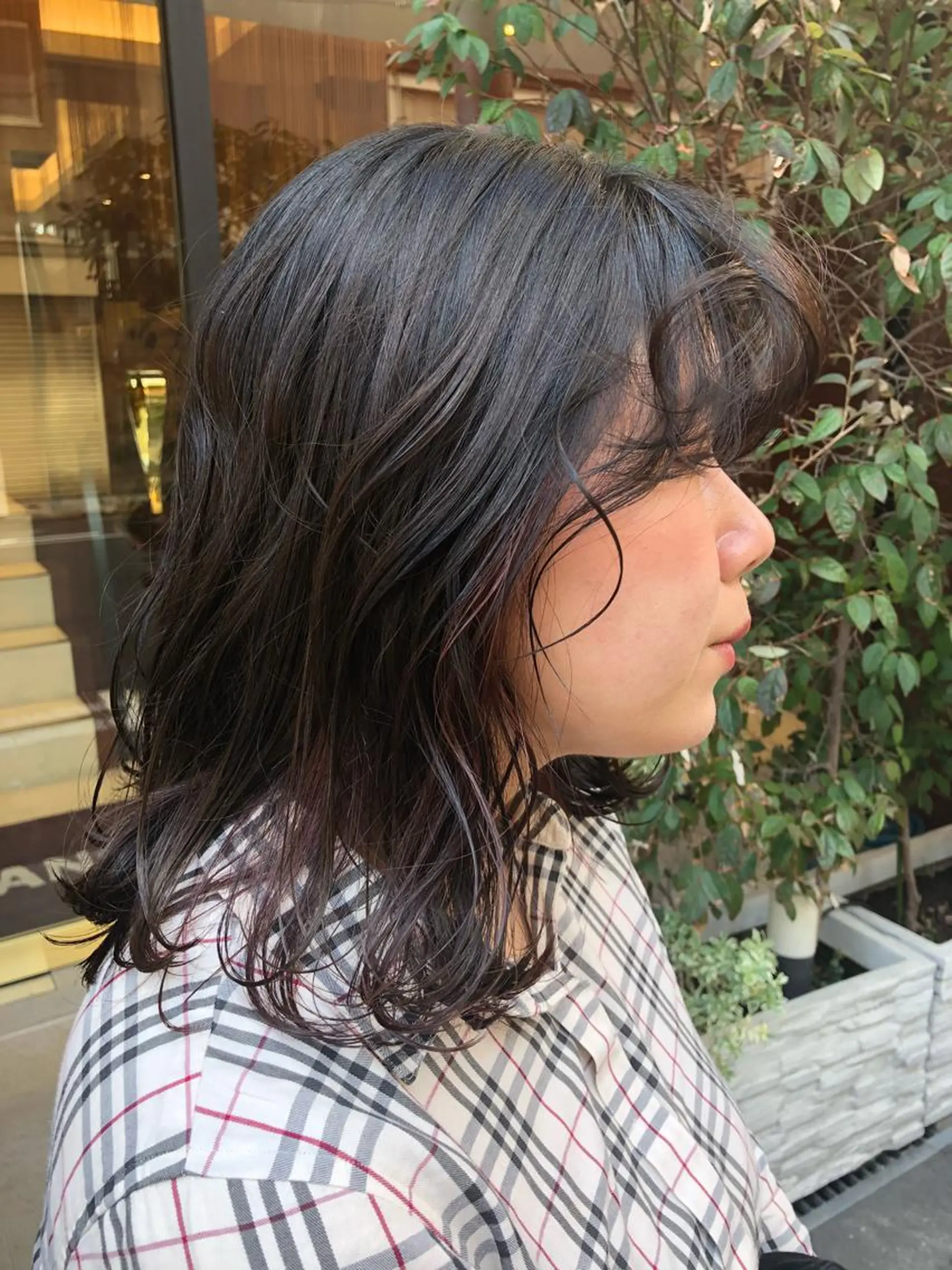 ミディアム カラー インナーカラー 池田 寿子のヘアスタイル