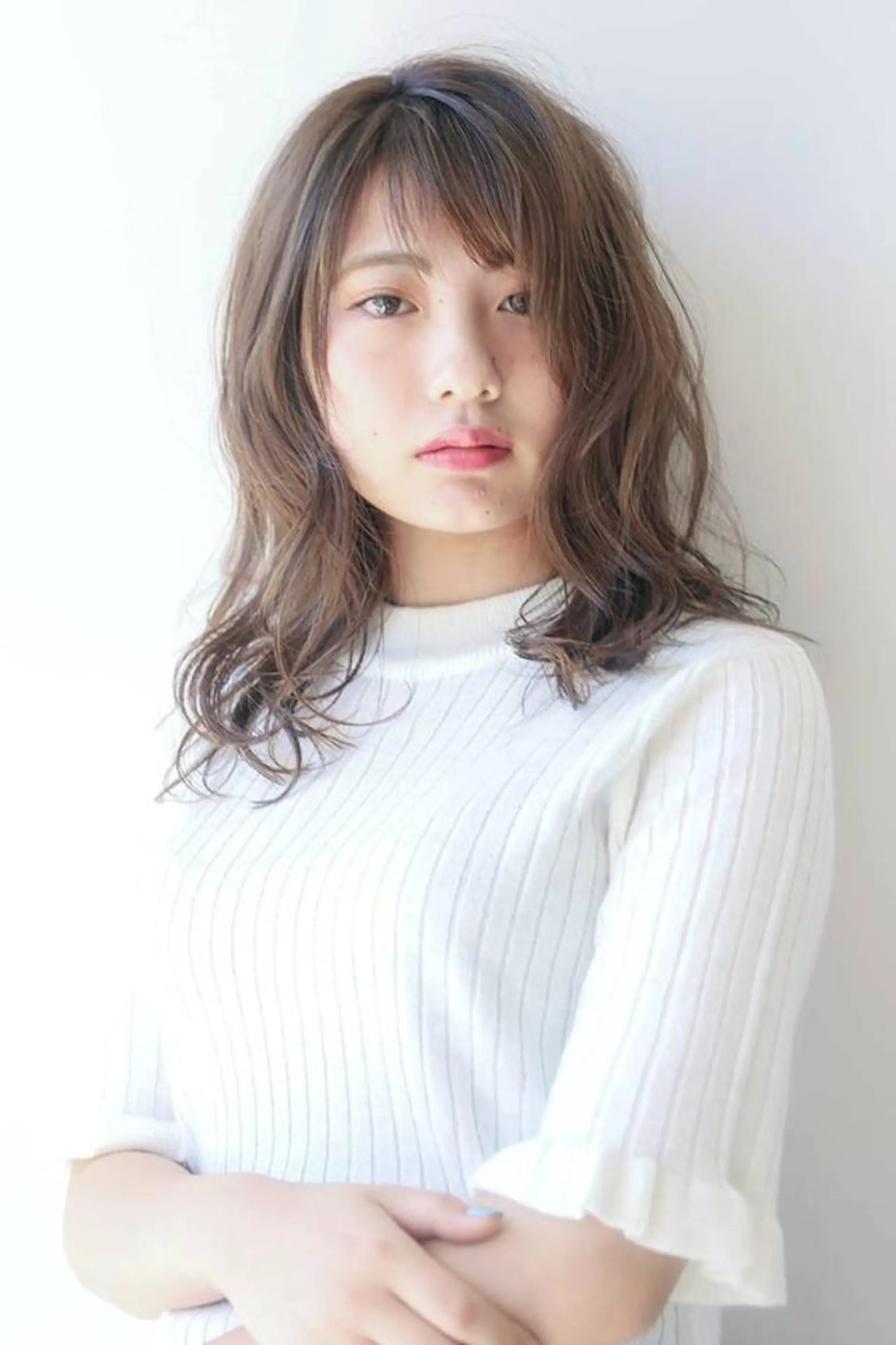 ミディアム ヘアアレンジ 鶴﨑 美優亜のヘアスタイル
