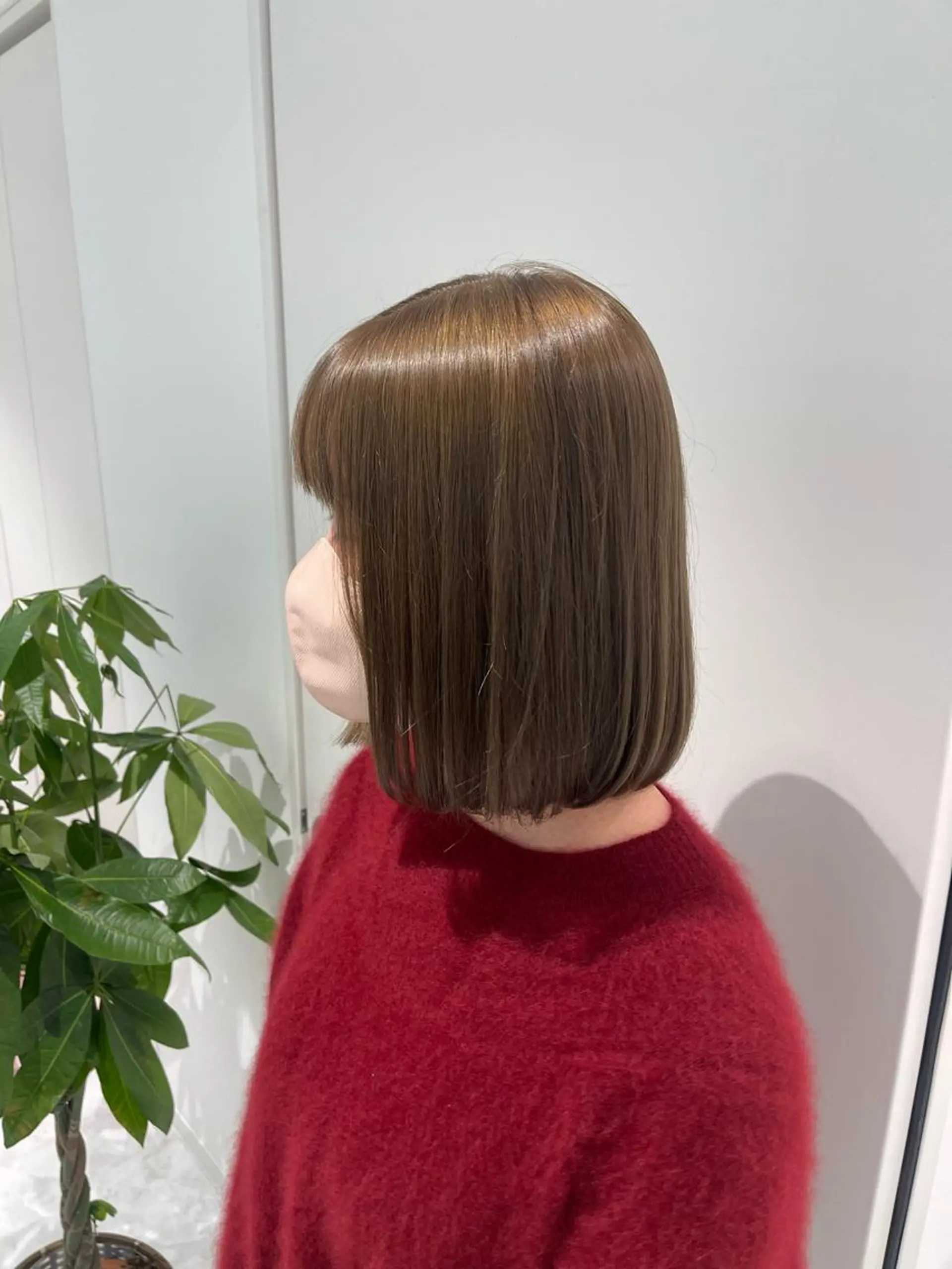 ミディアム コテ巻き風パーマ 🦋にこ🦋のヘアスタイル