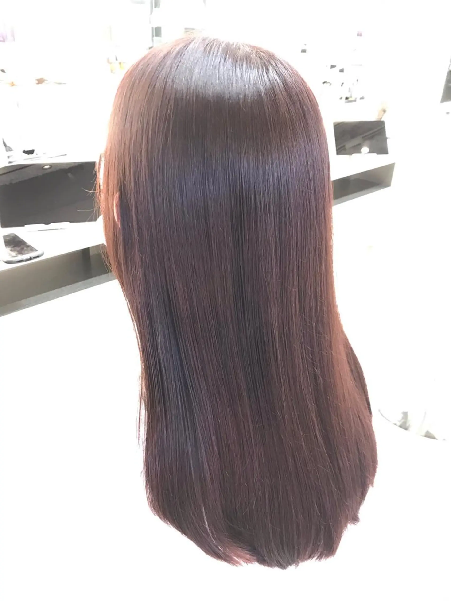 ロング カット ヘアカラー 縮毛矯正 💈髪質改善メニュー 佐藤 萌💈のヘアスタイル