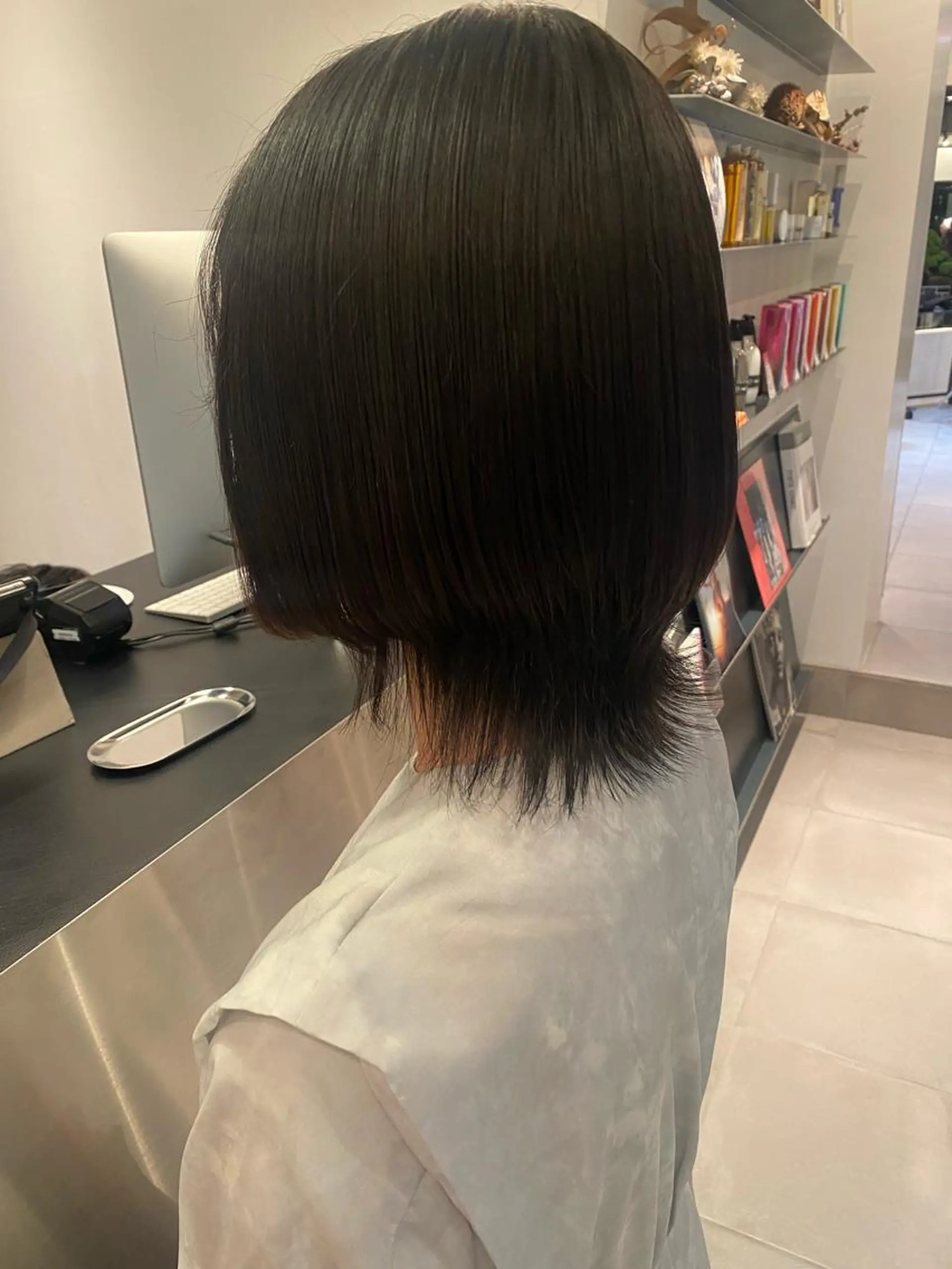 ミディアム riria/ボブ /透明感カラー🎀のヘアスタイル