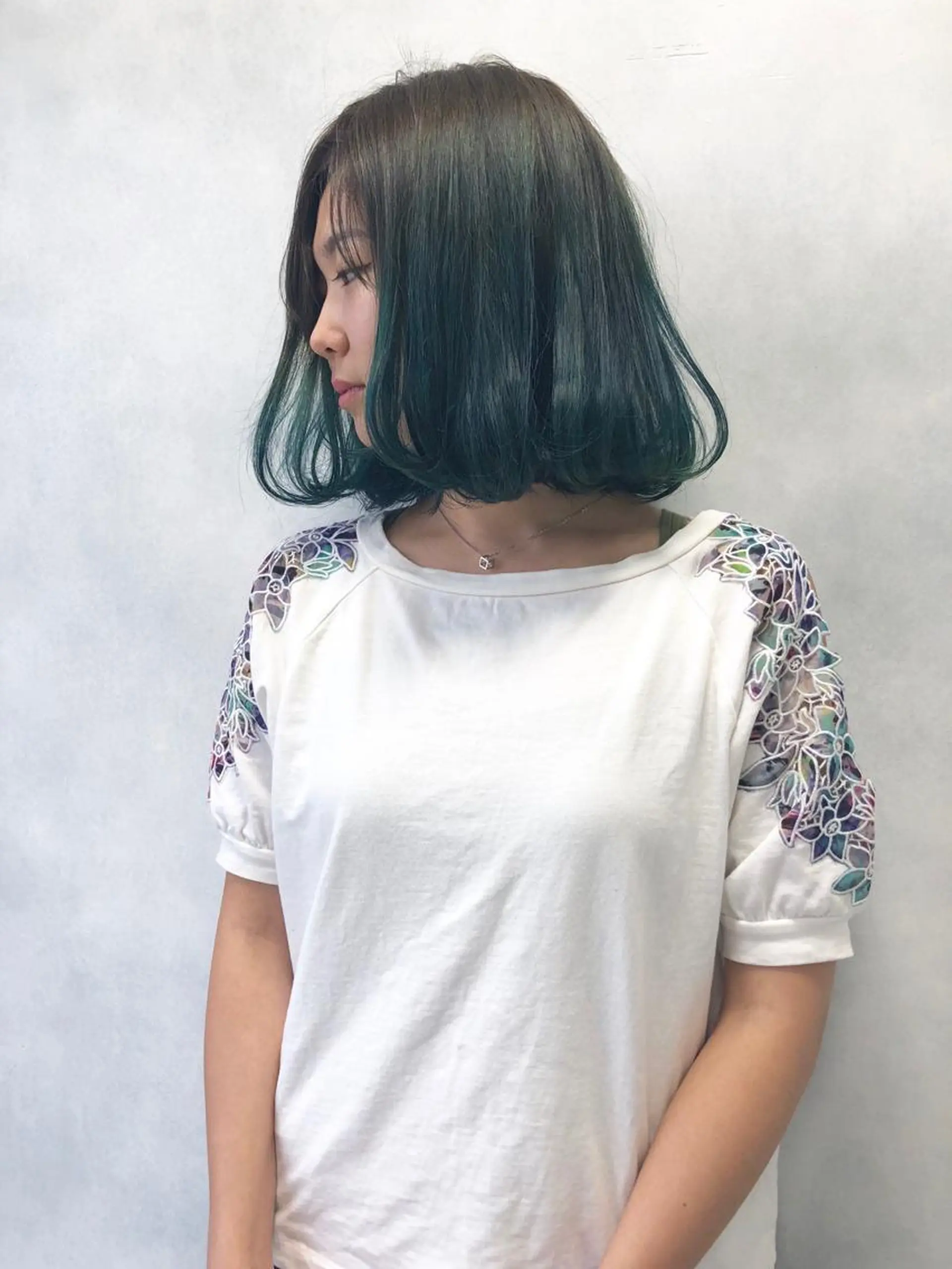 ミディアム 外国人風カラー ハイライト 小澤大輔 YOLO hairのヘアスタイル