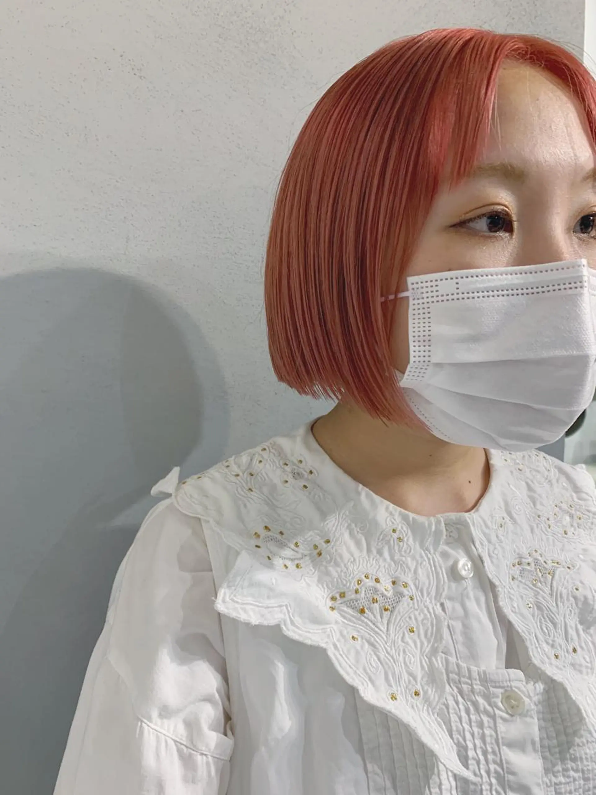 ショート カラー ボブパーマコテ巻き風 パーマNo1深江秀平のヘアスタイル