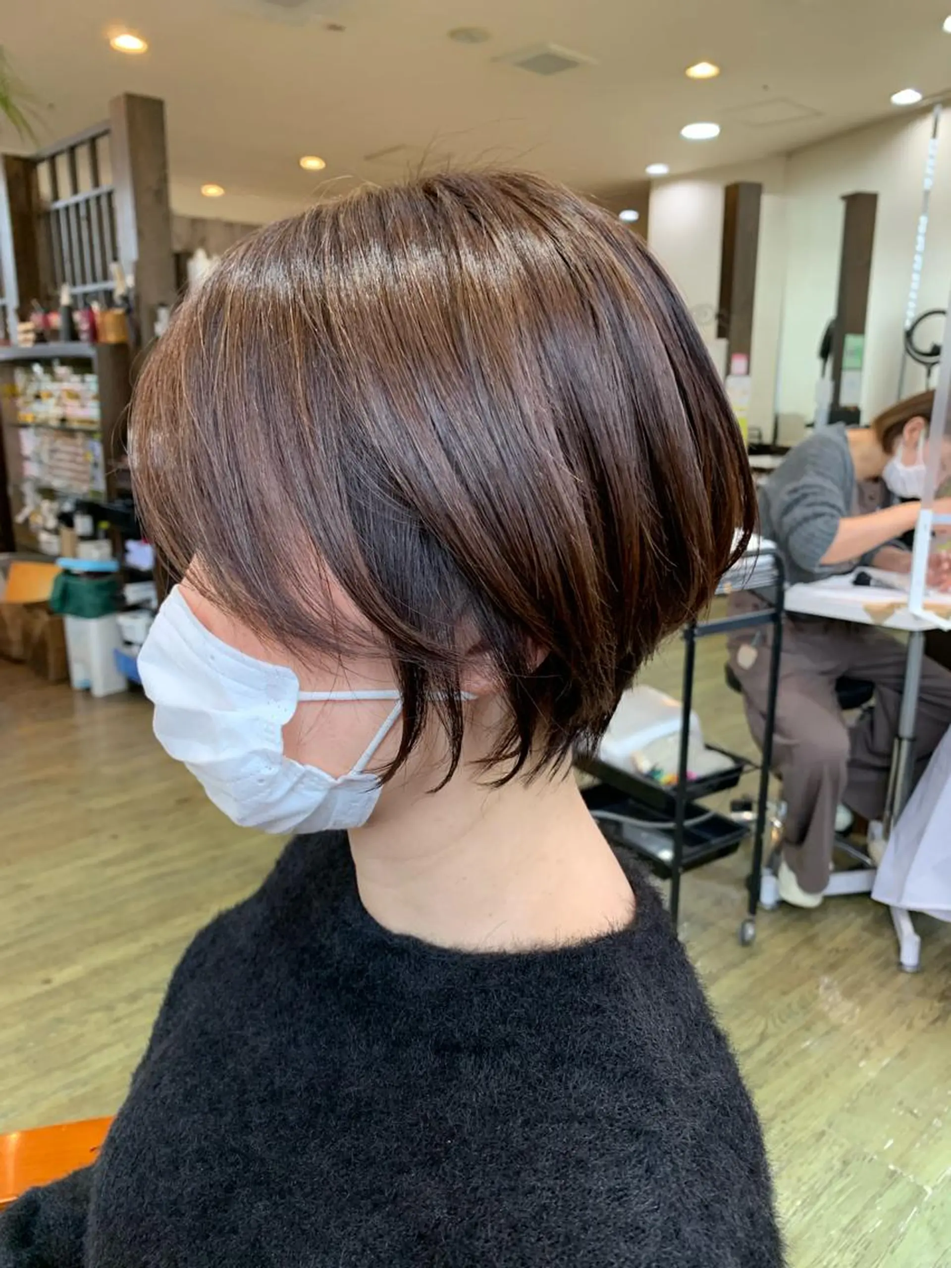 ショート カラー カット ヘアカラー トリートメント 中野  淳のヘアスタイル