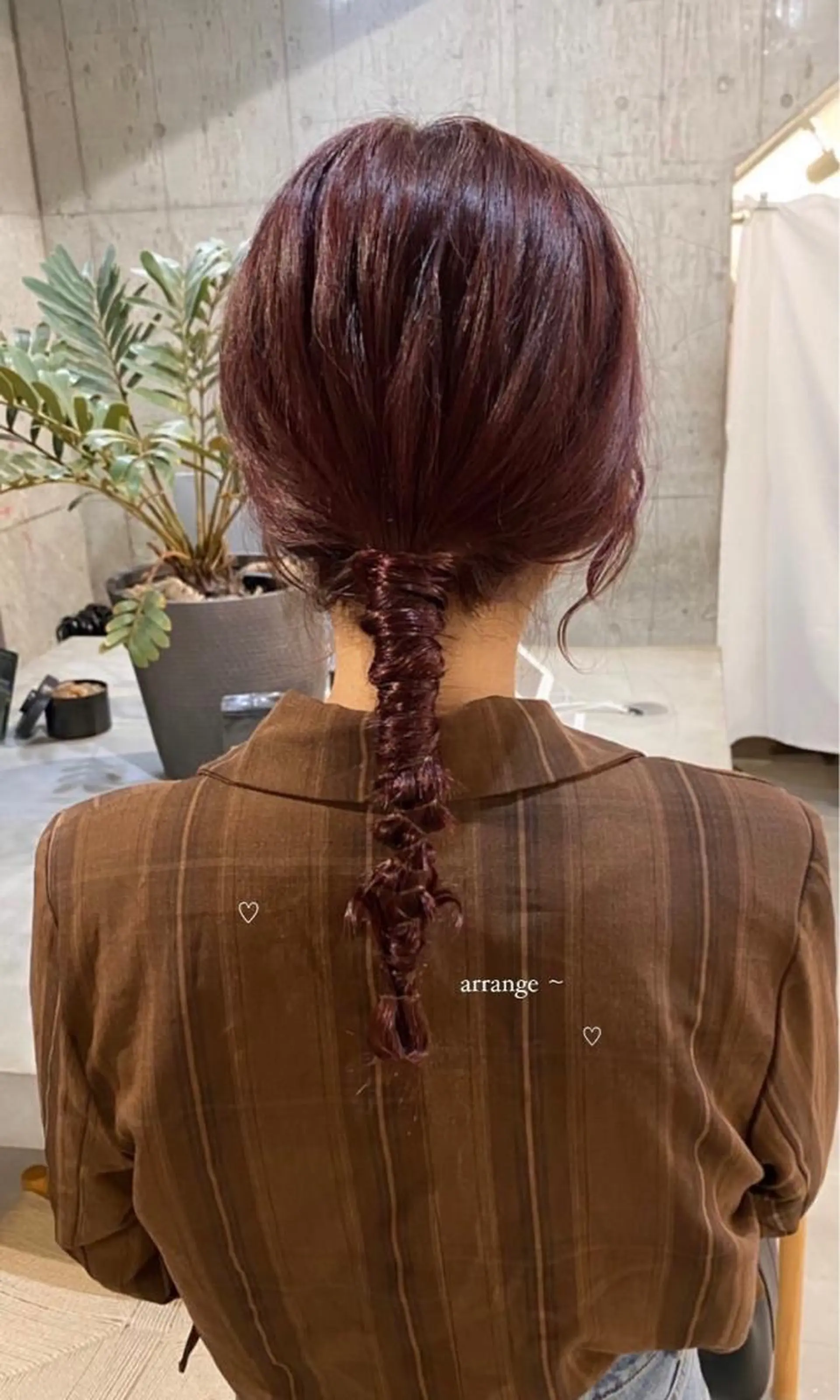 カラー 今福 彩海のヘアスタイル