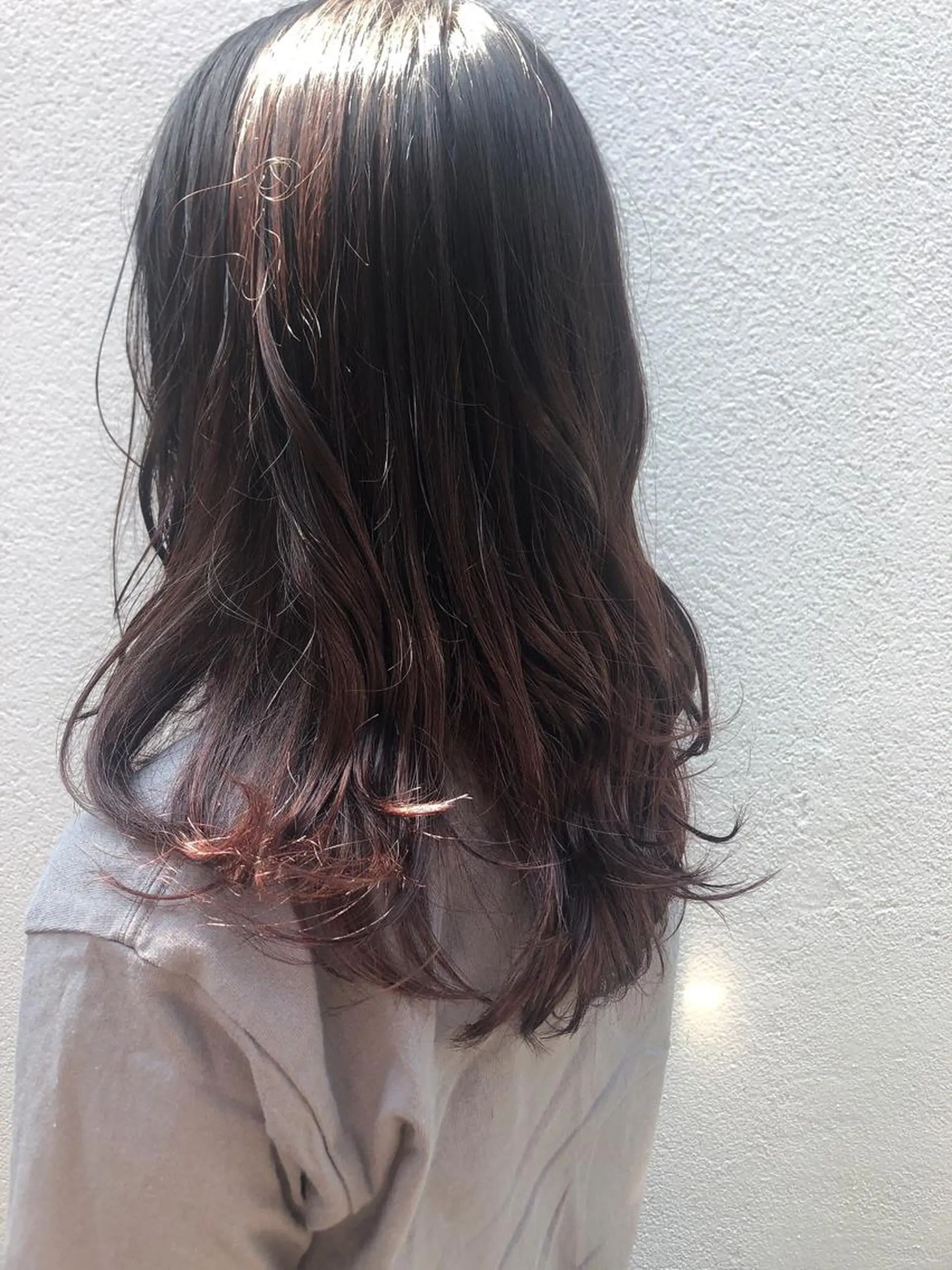 セミロング カラー トップスタイリスト 大野 唯のヘアスタイル