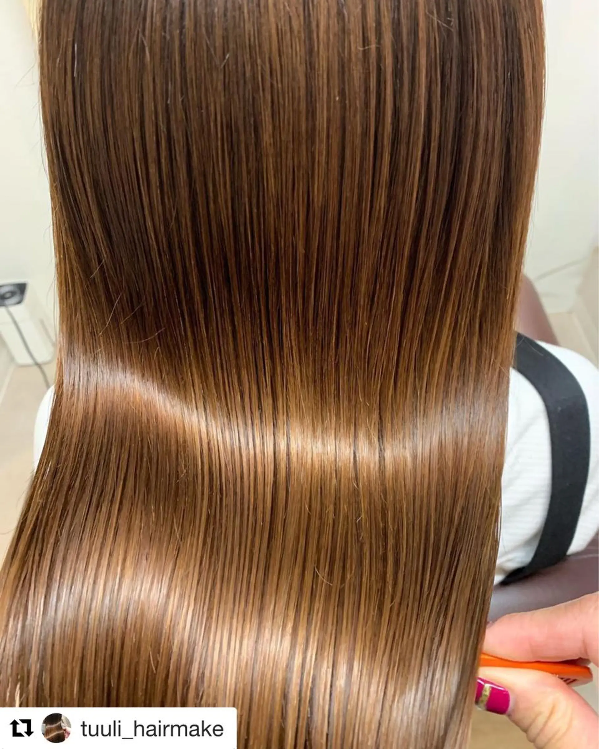 ロング 髪質改善 縮毛矯正 トリートメント 美容室tuuli 大名店所属・tuuli トゥーリのヘアスタイル