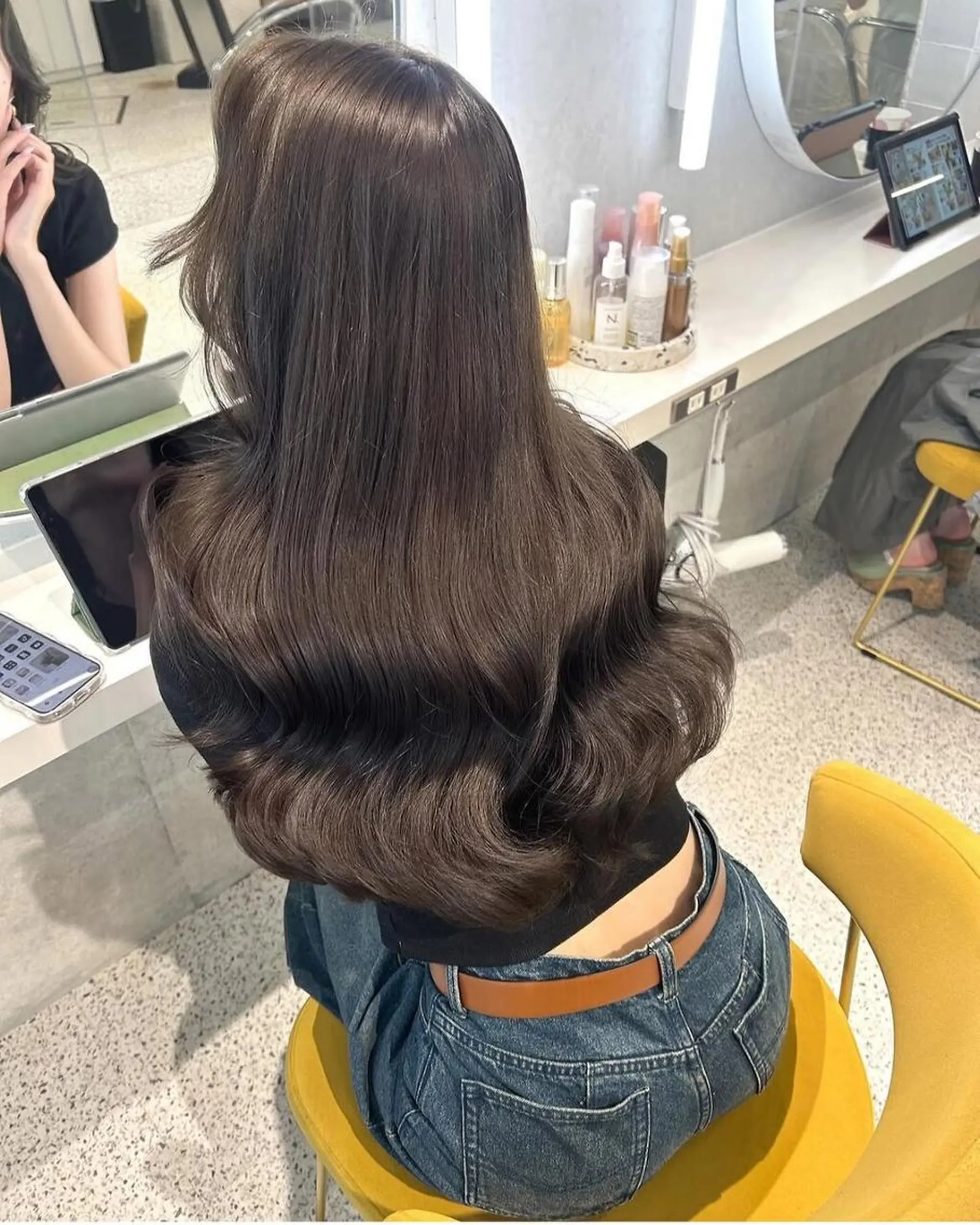 ロング ヘアカラー トリートメント 🎀韓国/艶髪/暗髪 🎀CITY🫧立川のヘアスタイル