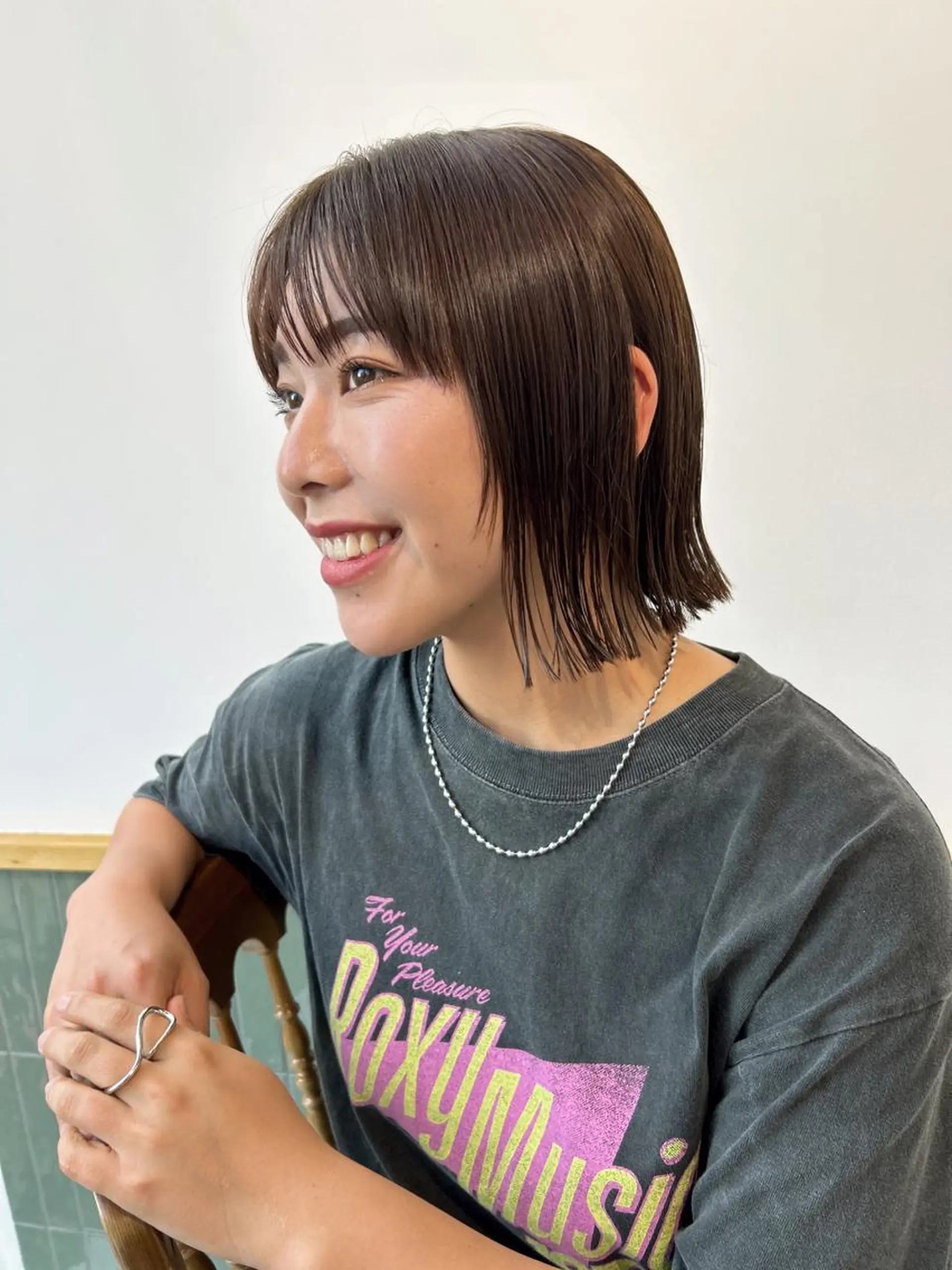 ミディアム カラー ヘアアレンジ カット ヘアカラー トリートメント 【代表】 たき〜のヘアスタイル