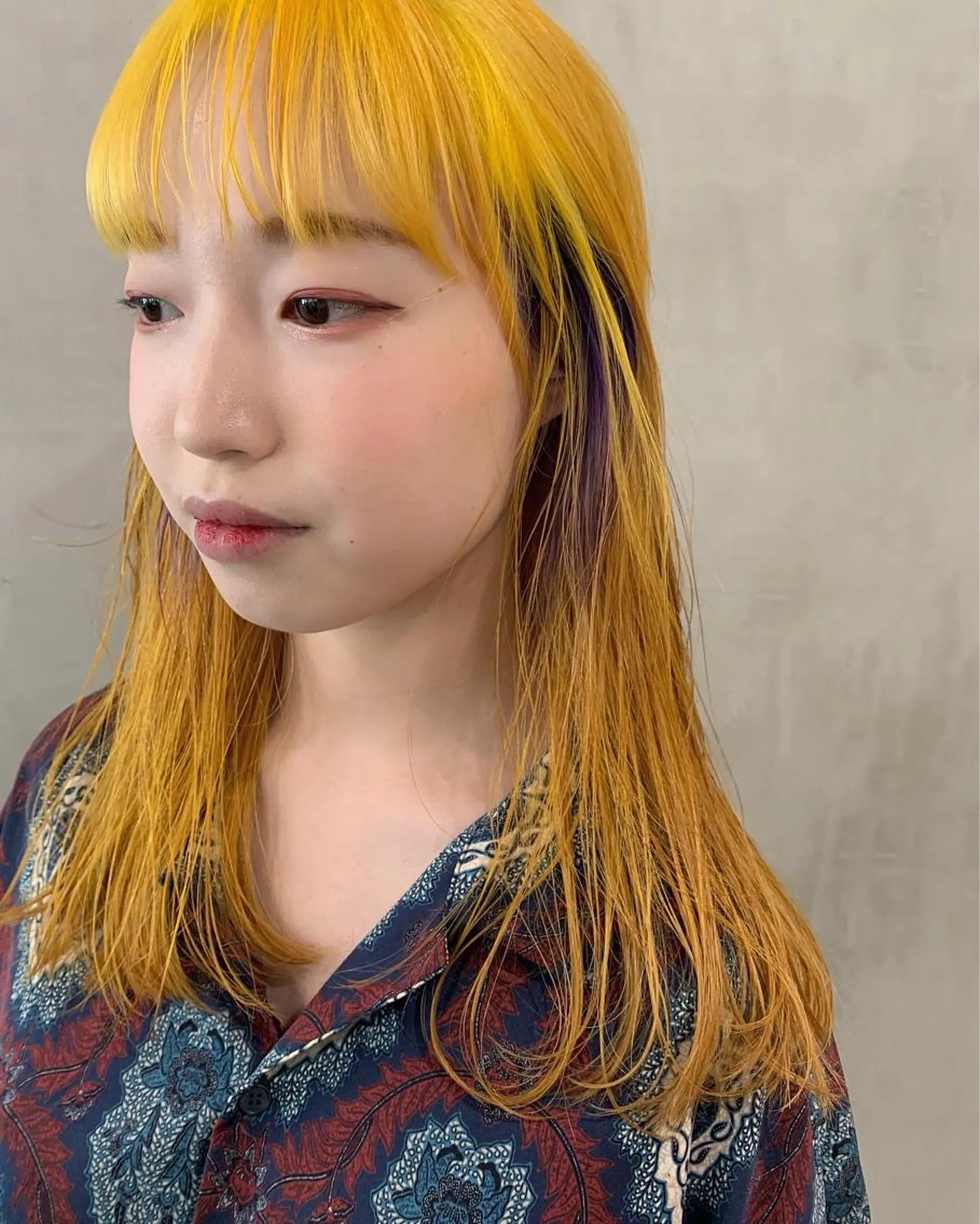 セミロング カラー カット ヘアカラー トリートメント 優作 〜圧倒的信頼〜のヘアスタイル