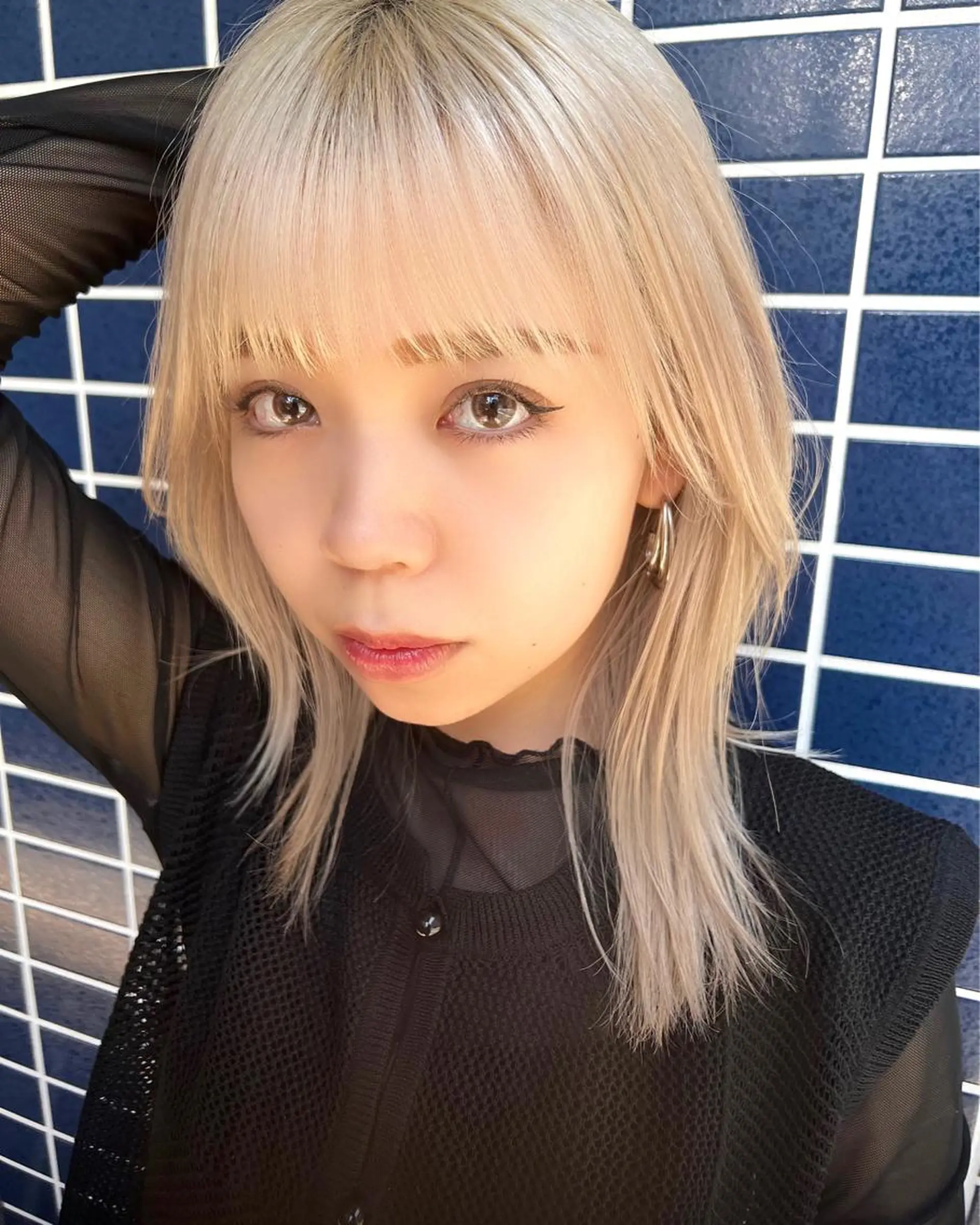 ミディアム カラー GiseL アンリのヘアスタイル