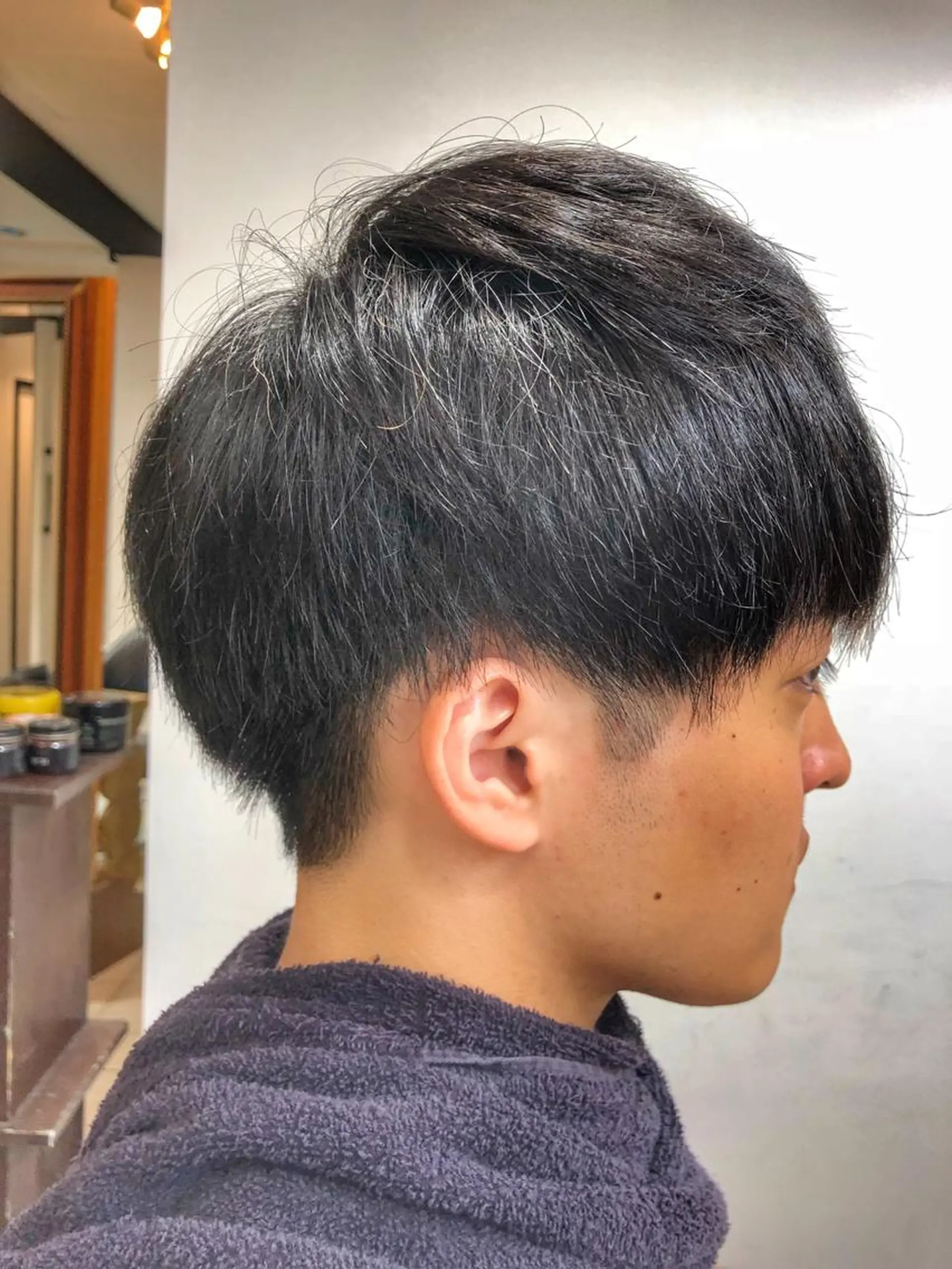 ショート パーマ メンズ 美髪矯正 Rioのヘアスタイル