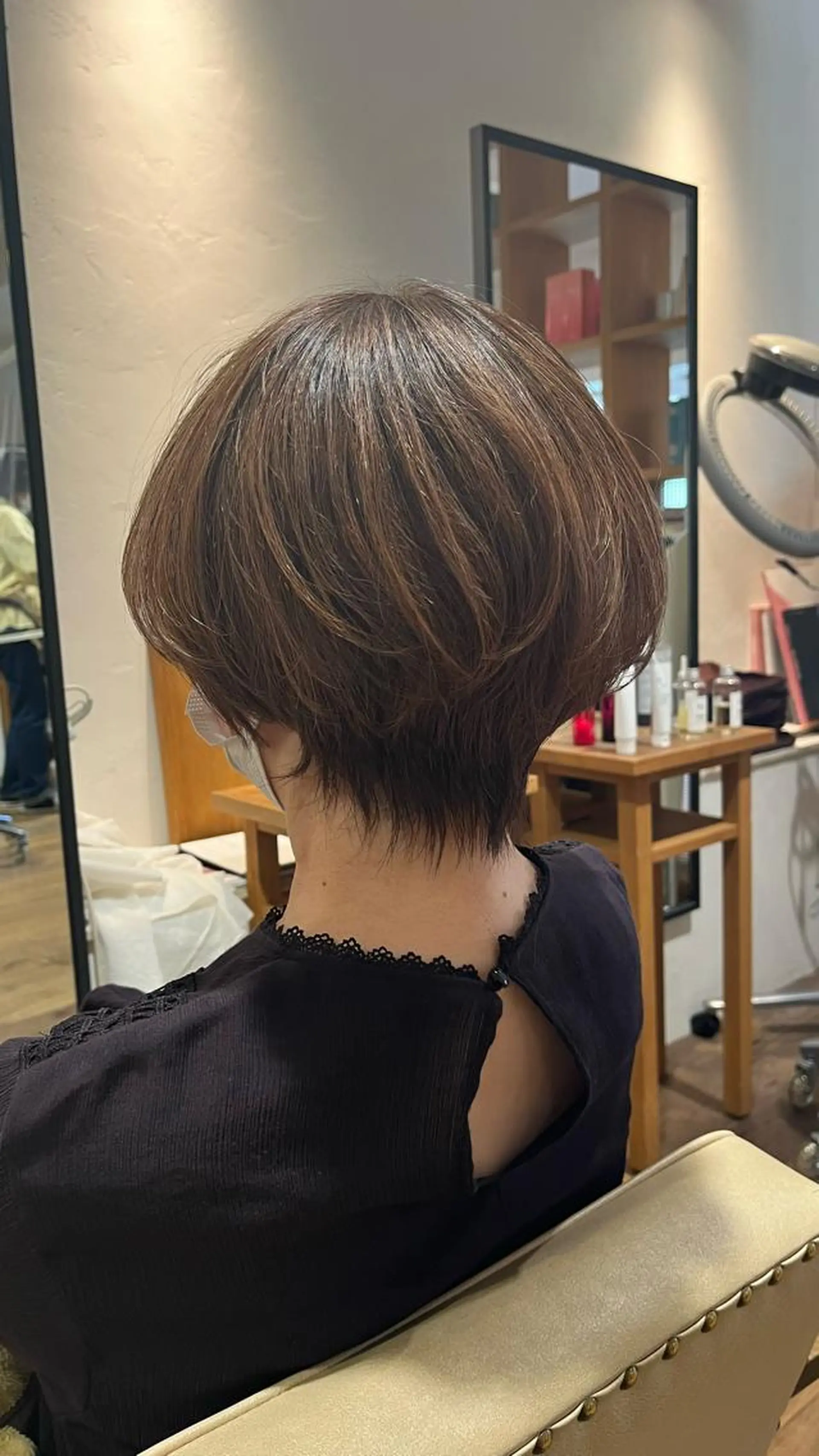 ショート 田中 鈴乃／ボブレイヤーのヘアスタイル