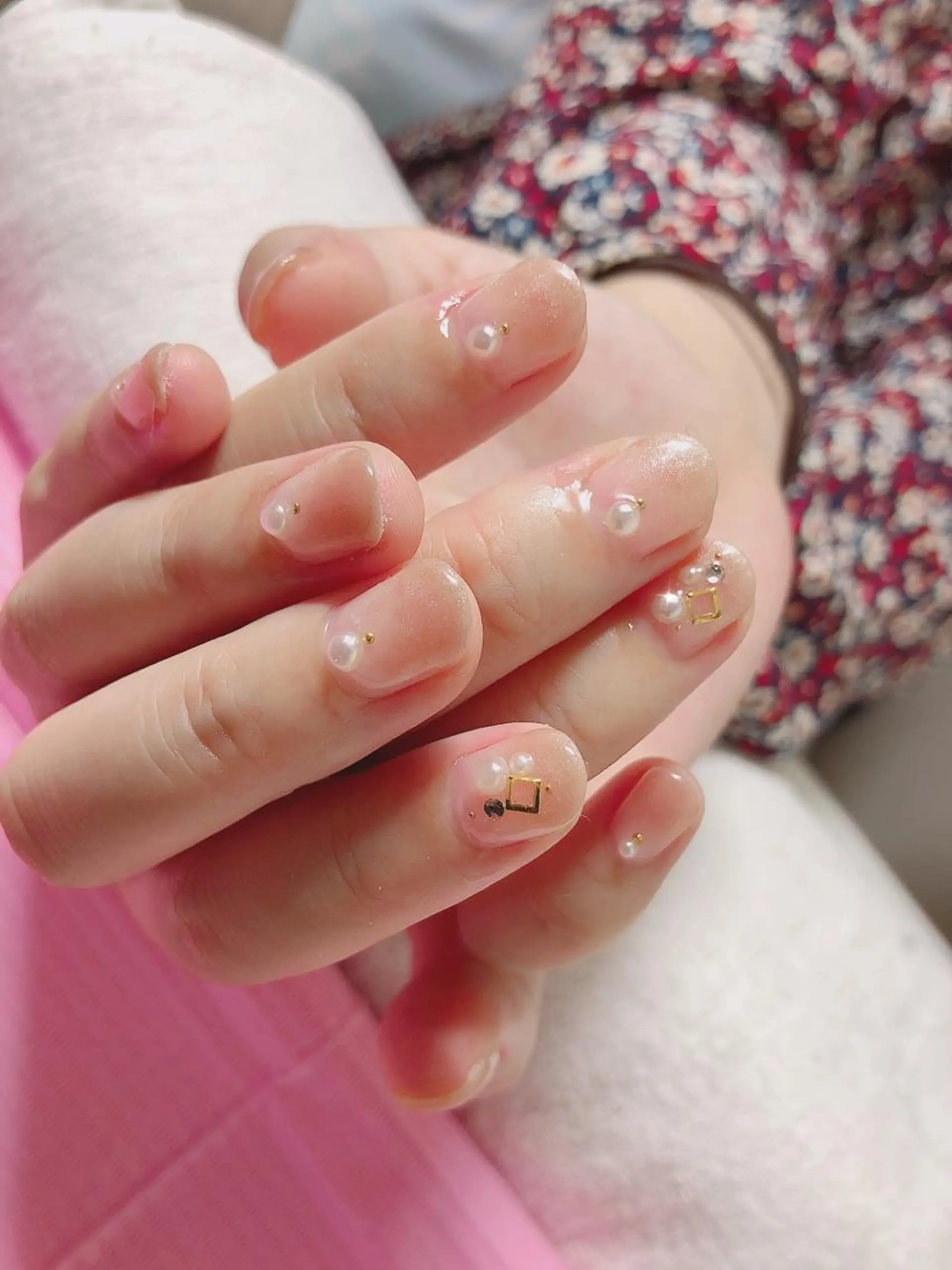 ショート ネイル ハンドネイル 《LB》ラブリエ Nail&eyeのマツエク・マツパデザイン