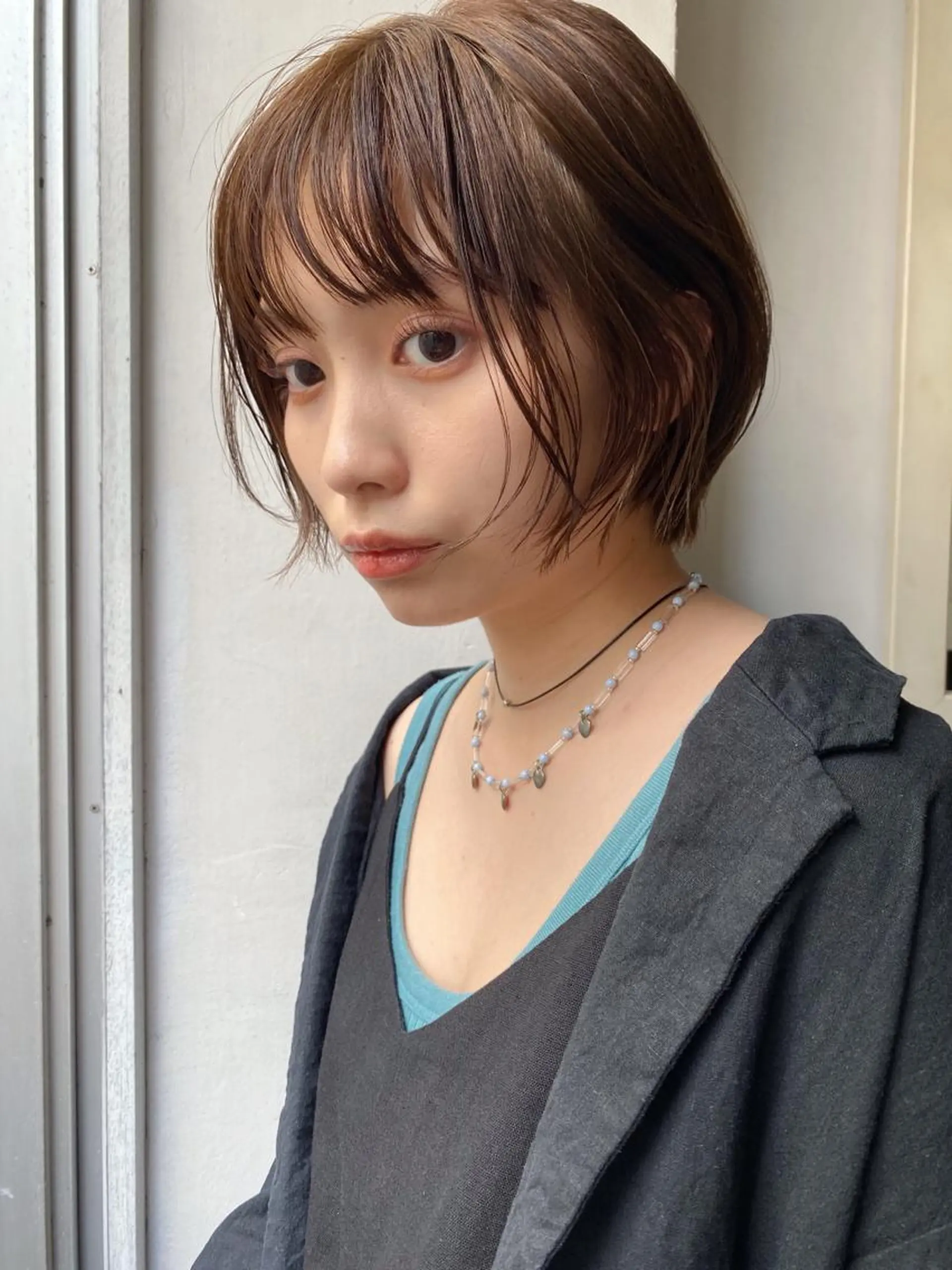 ショート カラー ヘアアレンジ 伸ばしかけ ヘアカラー ｔｏ ｋｉのヘアスタイル