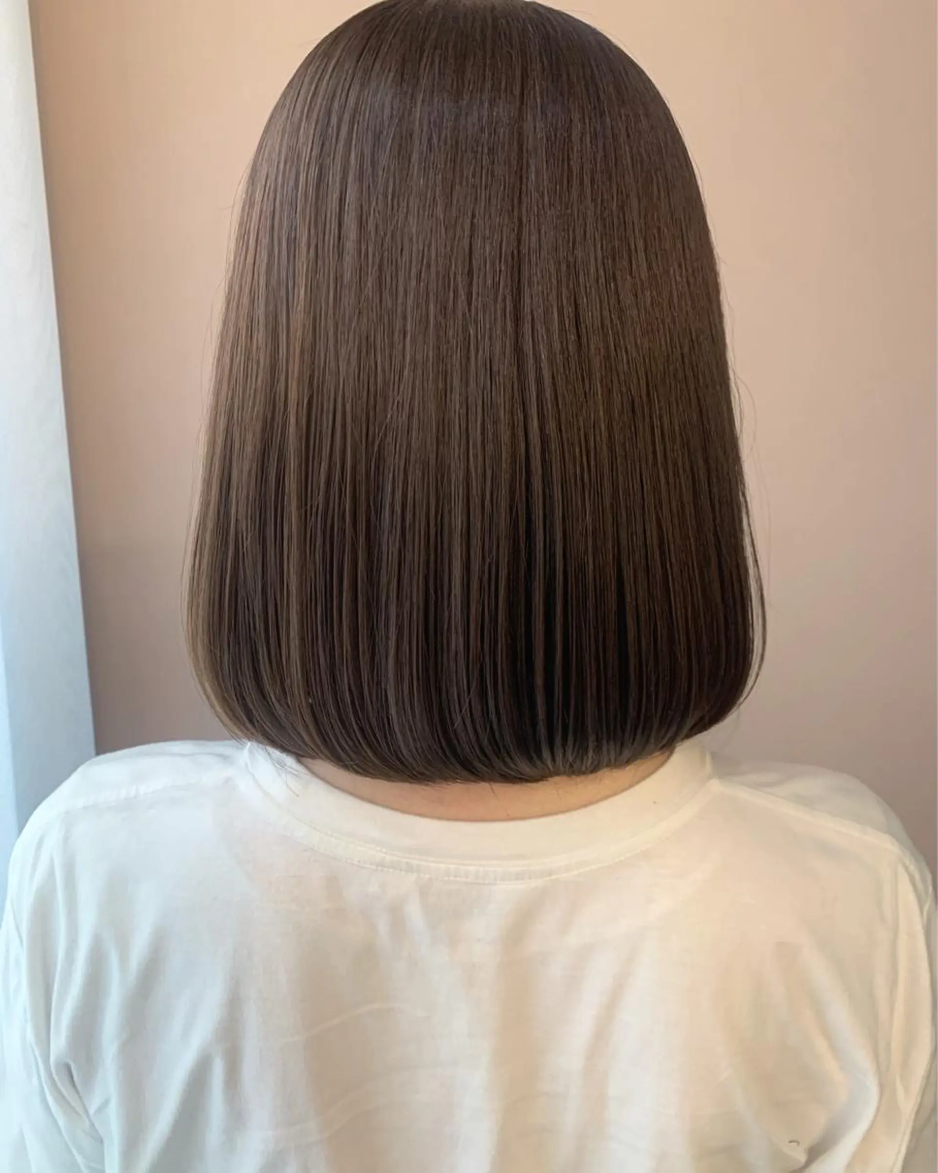 ミディアム カラー ベージュカラー ショコラベージュ オレンジ hubhair レイヤー/透明感のヘアスタイル