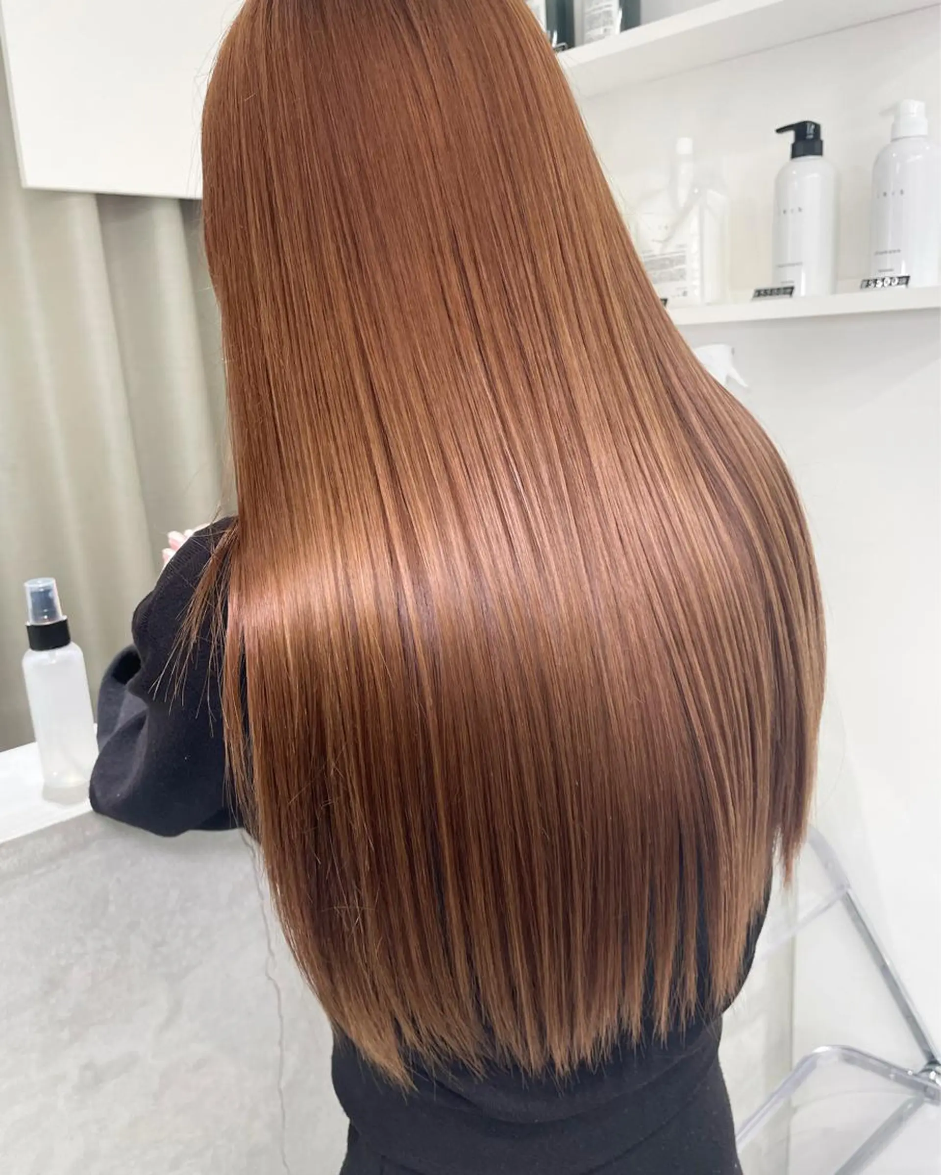 ロング カラー バレイヤージュ ベージュカラー ブリーチ ケアブリーチ ダブルカラー okumura makiのヘアスタイル