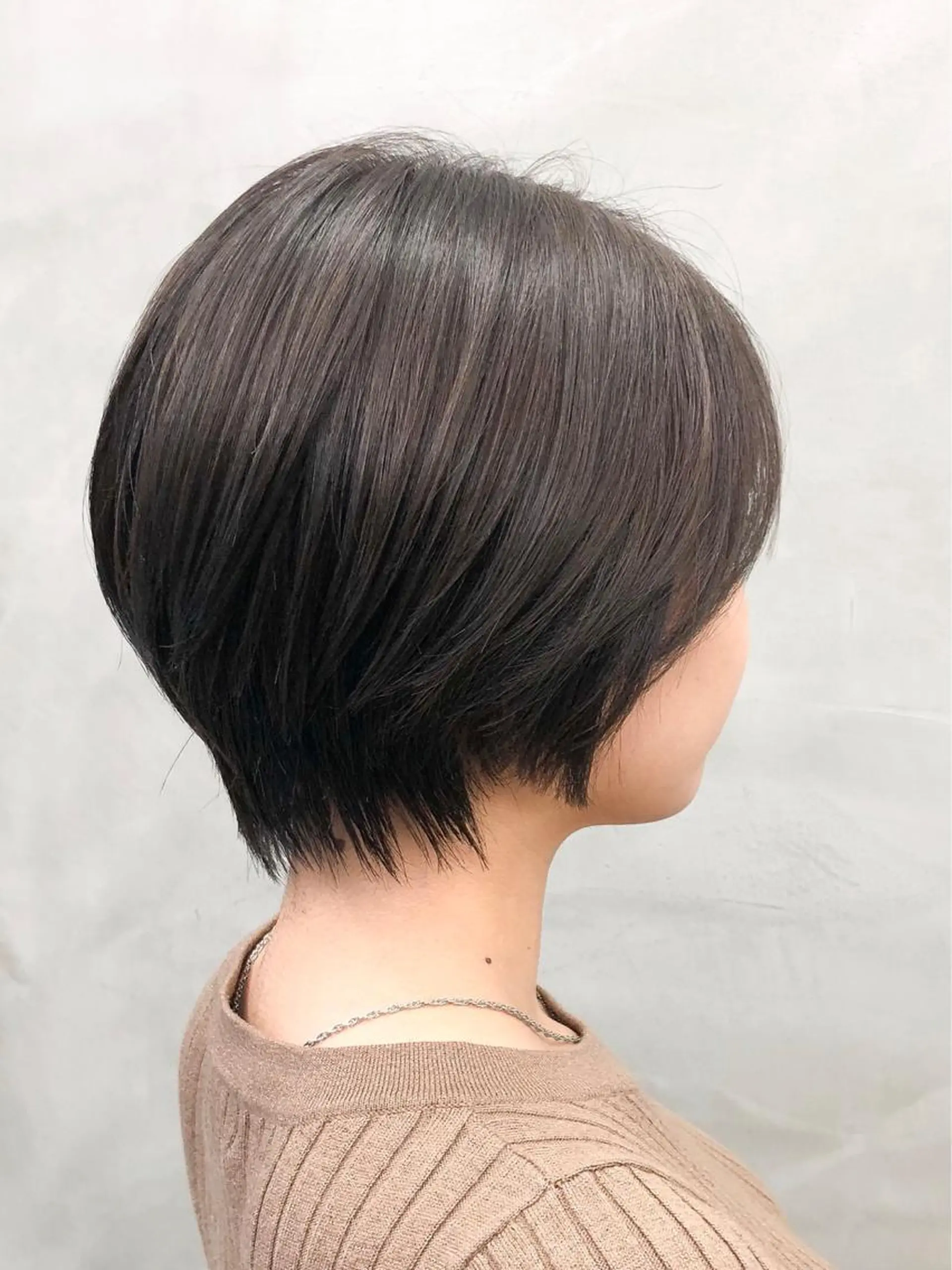 ショート カラー ショートボブ ハンサムショート グレージュ イルミナカラー ボブ ショート・ボブ 徳竹淳一のヘアスタイル