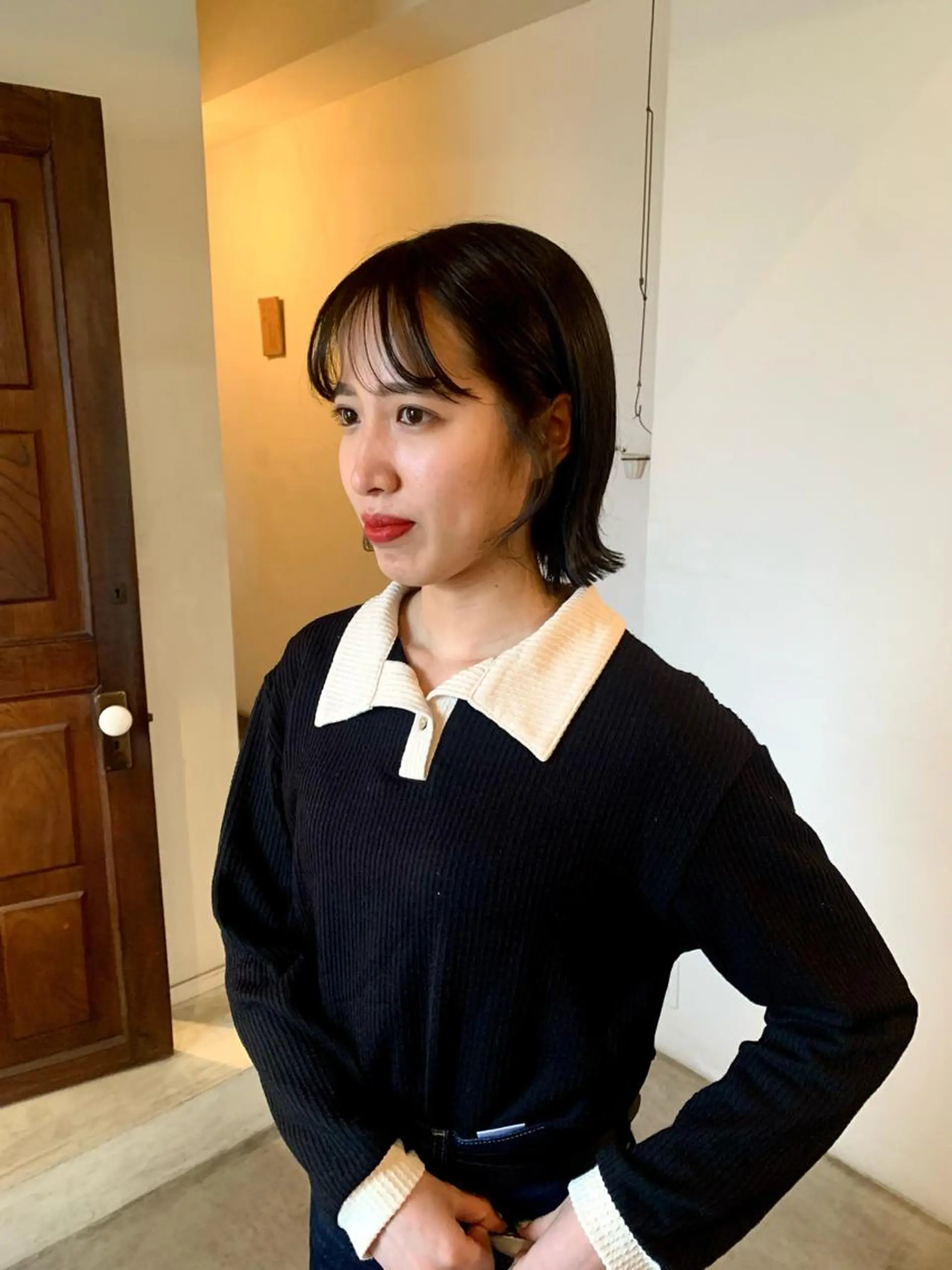 ミディアム カラー room3小出 奈央子のヘアスタイル