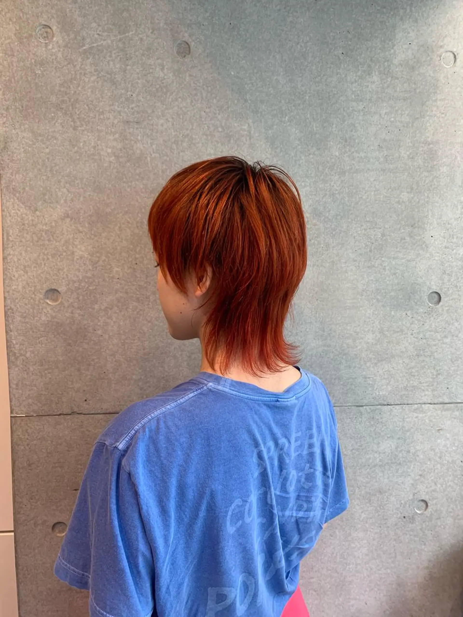 ショート カラー オレンジ オシャレ髪✔️ 店長オオキアキヒロのヘアスタイル