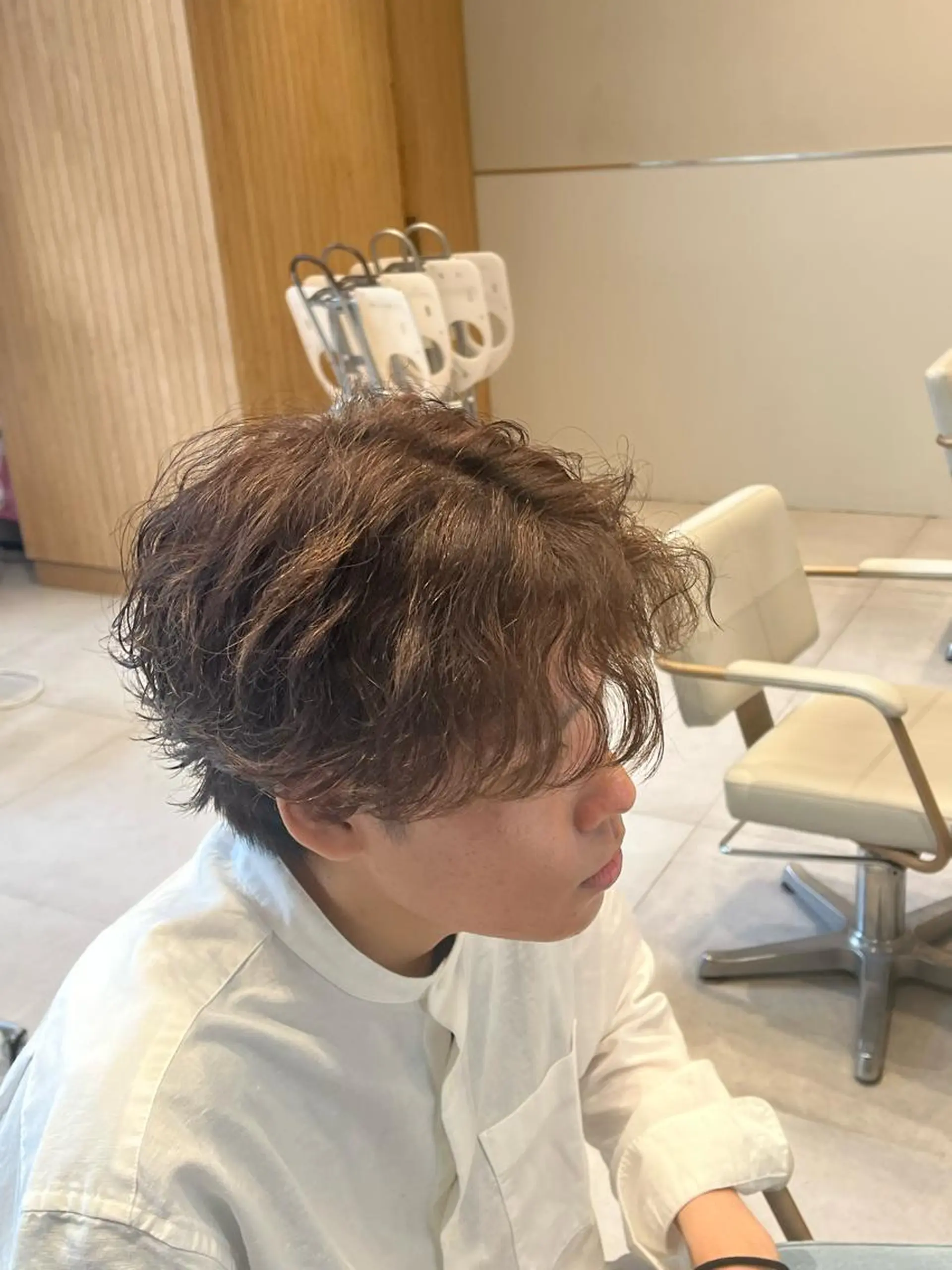 メンズ 透明感カラー/似合わ せ前髪/柴田礼空のヘアスタイル